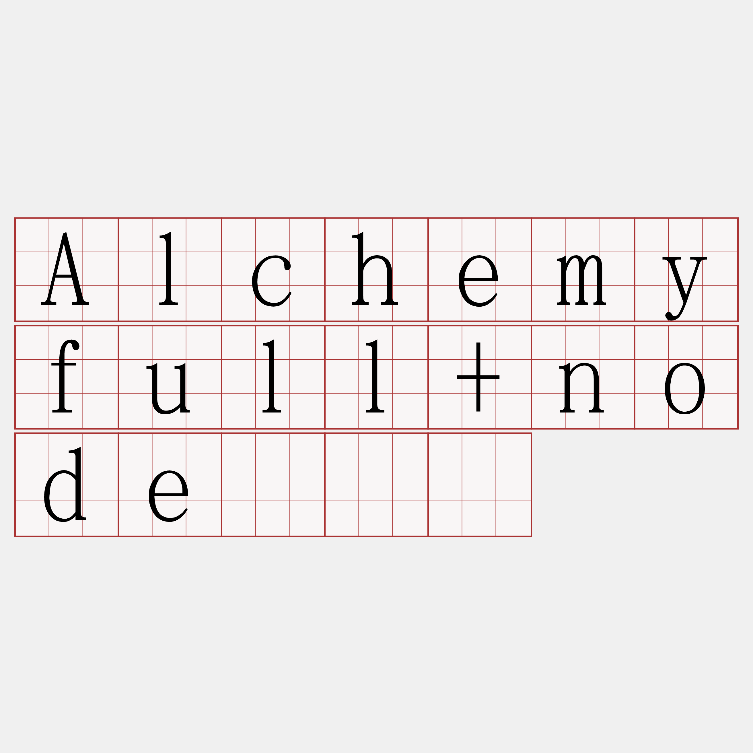 Alchemyfull+node『🍀