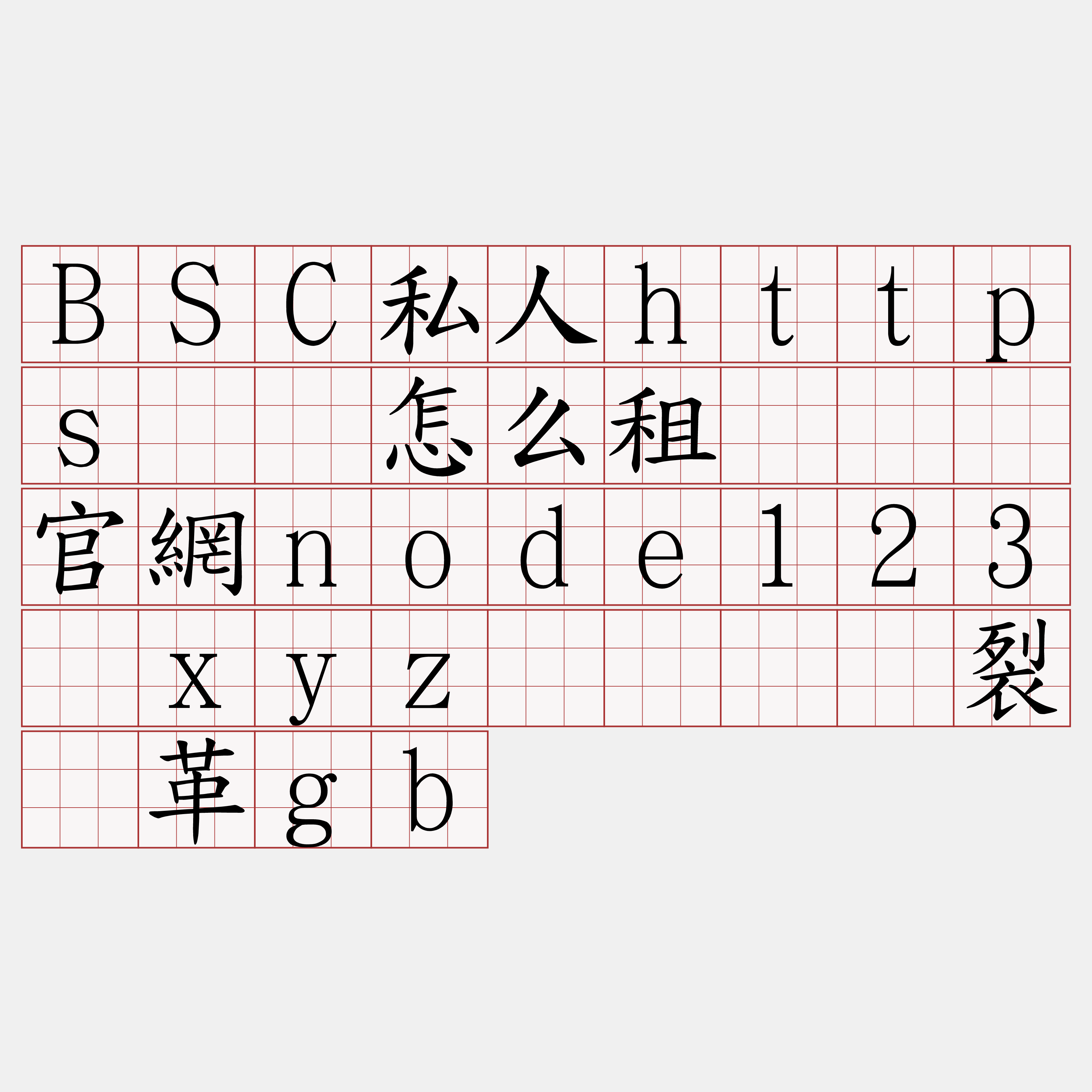 BSC私人https节点怎么租『🍀官網node123·xyz🍀』】裂溃革gb
