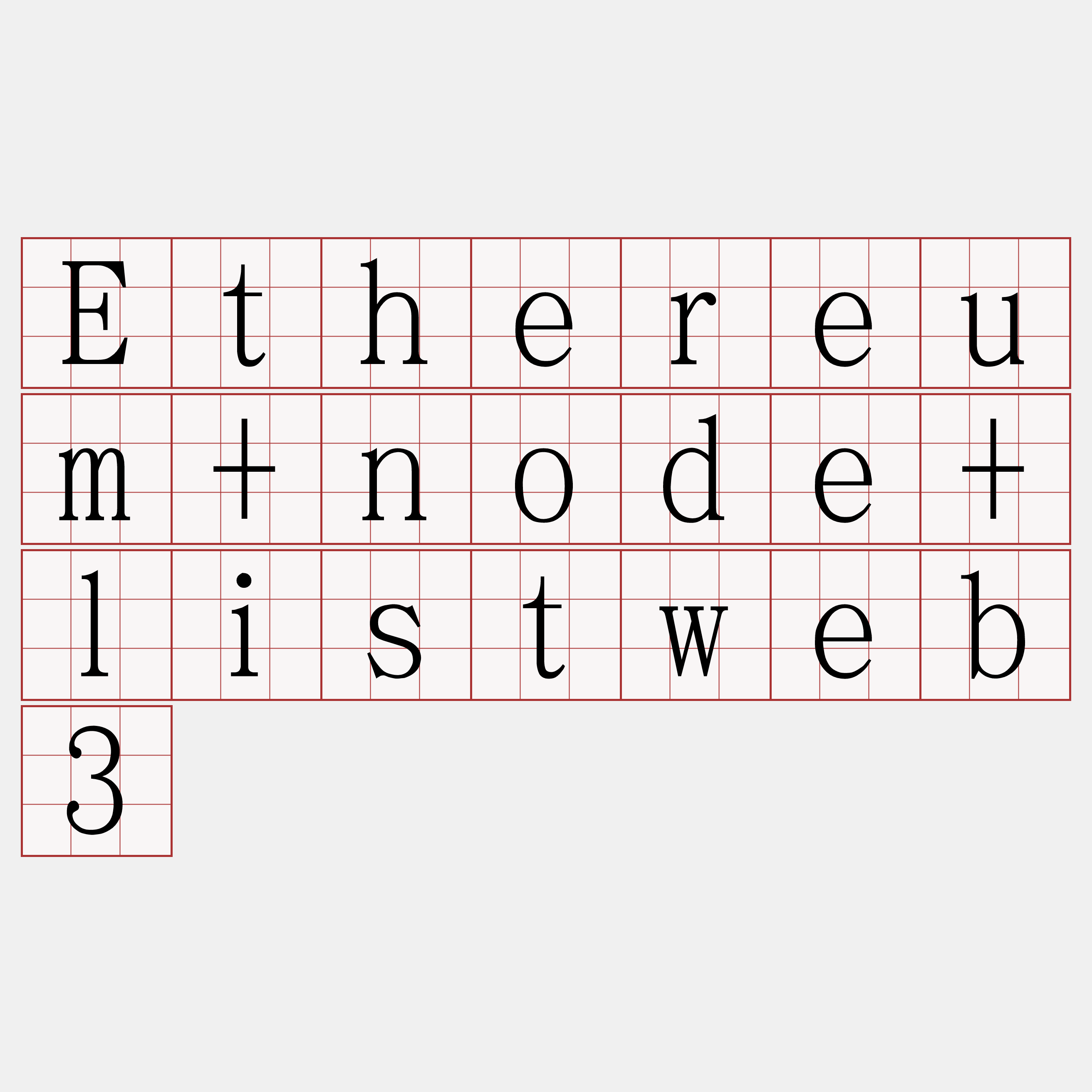 Ethereum+node+listweb3