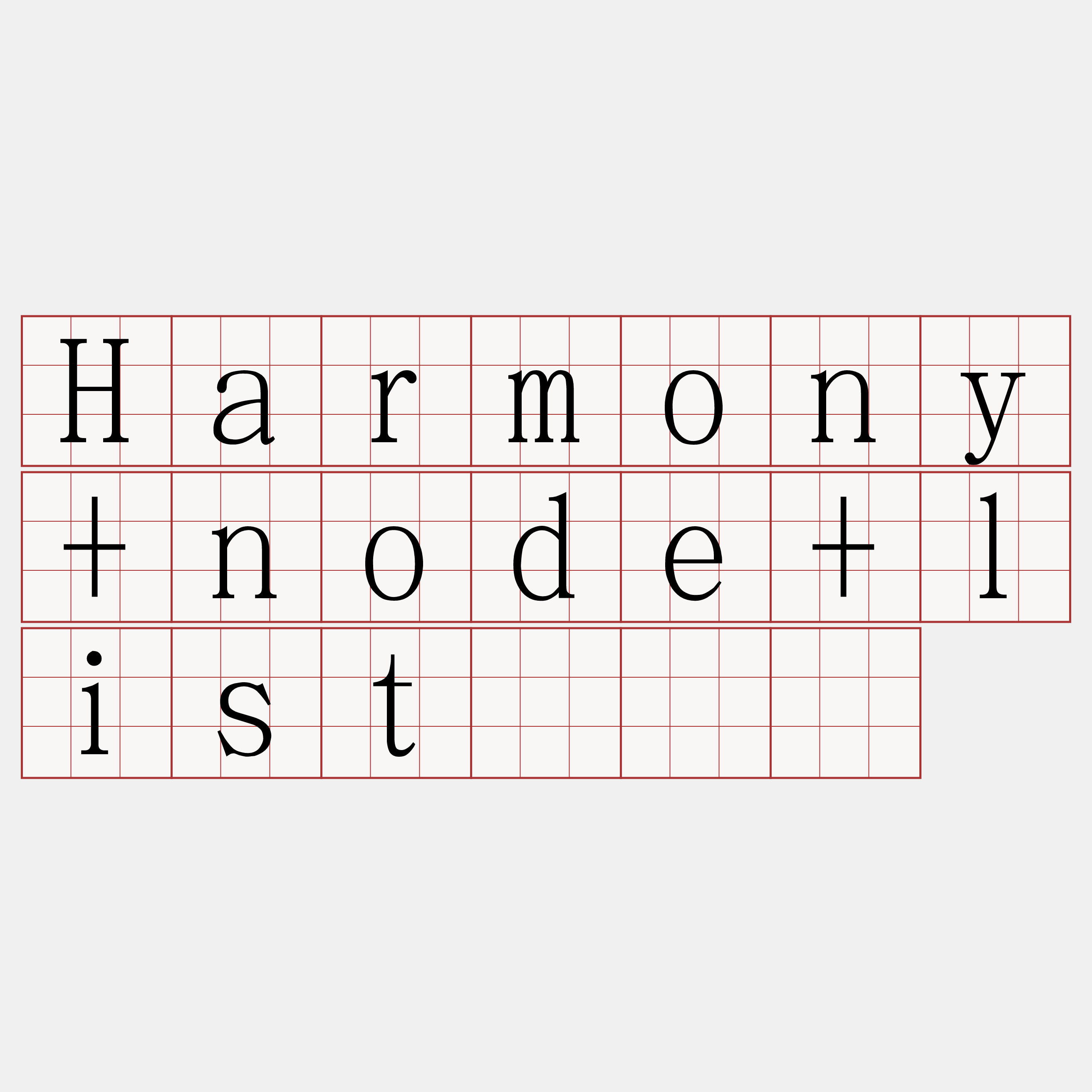 Harmony+node+list『🍀