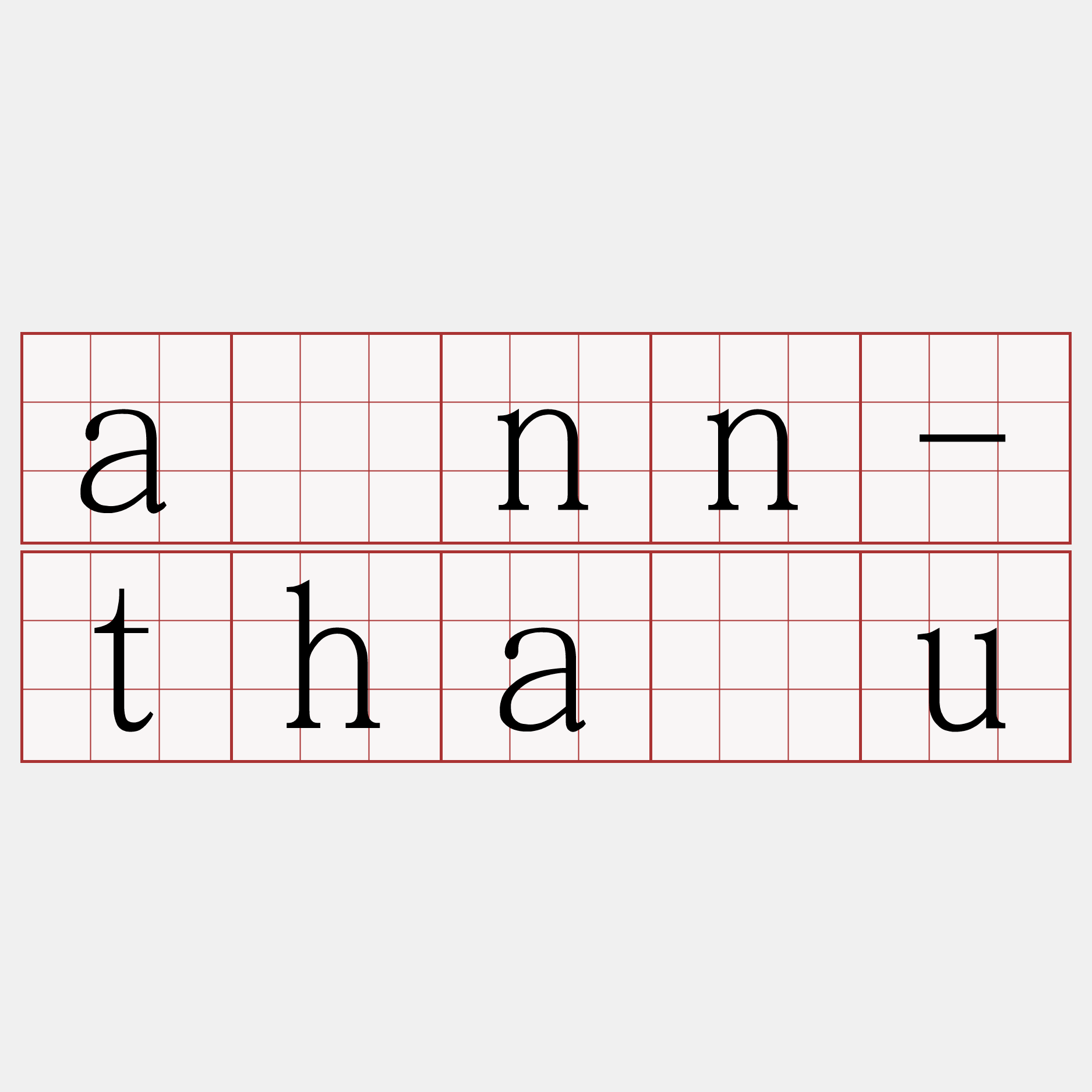 ànn-thâu