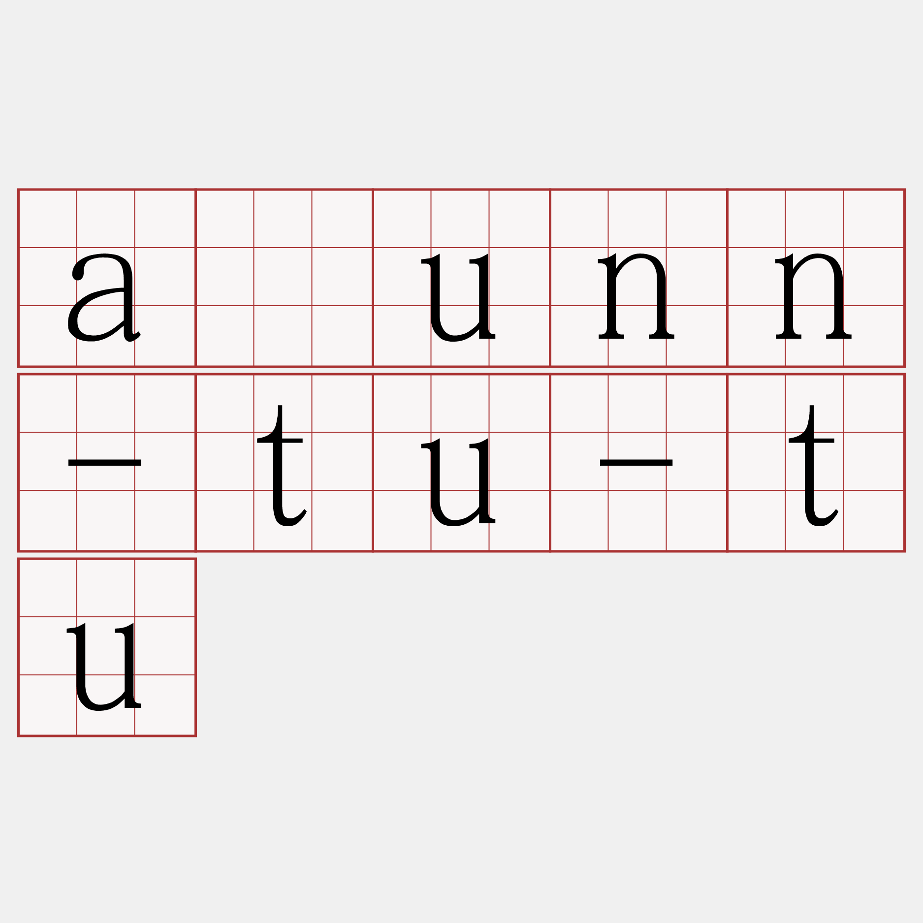 āunn-tu-tu