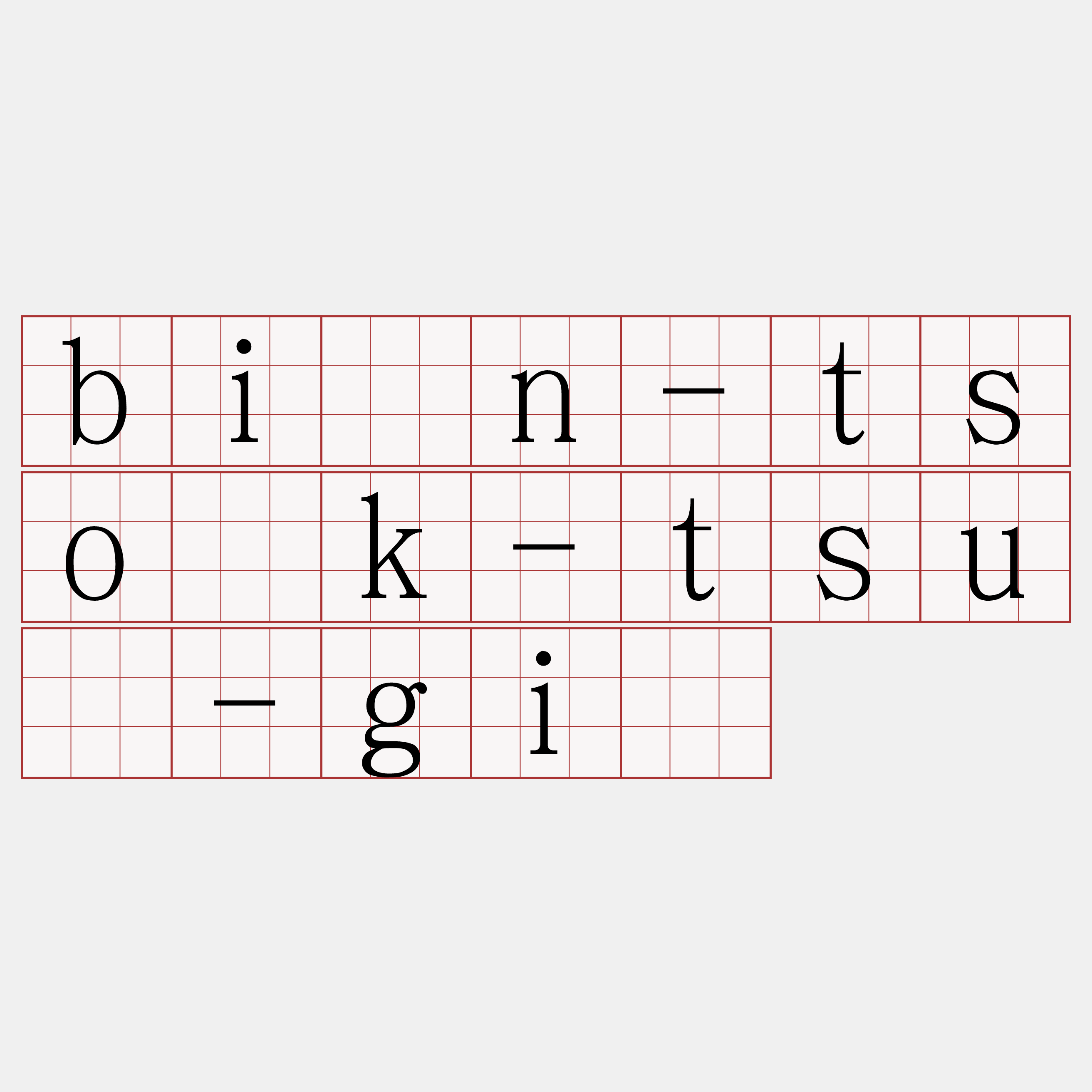 bîn-tso̍k-tsú-gī