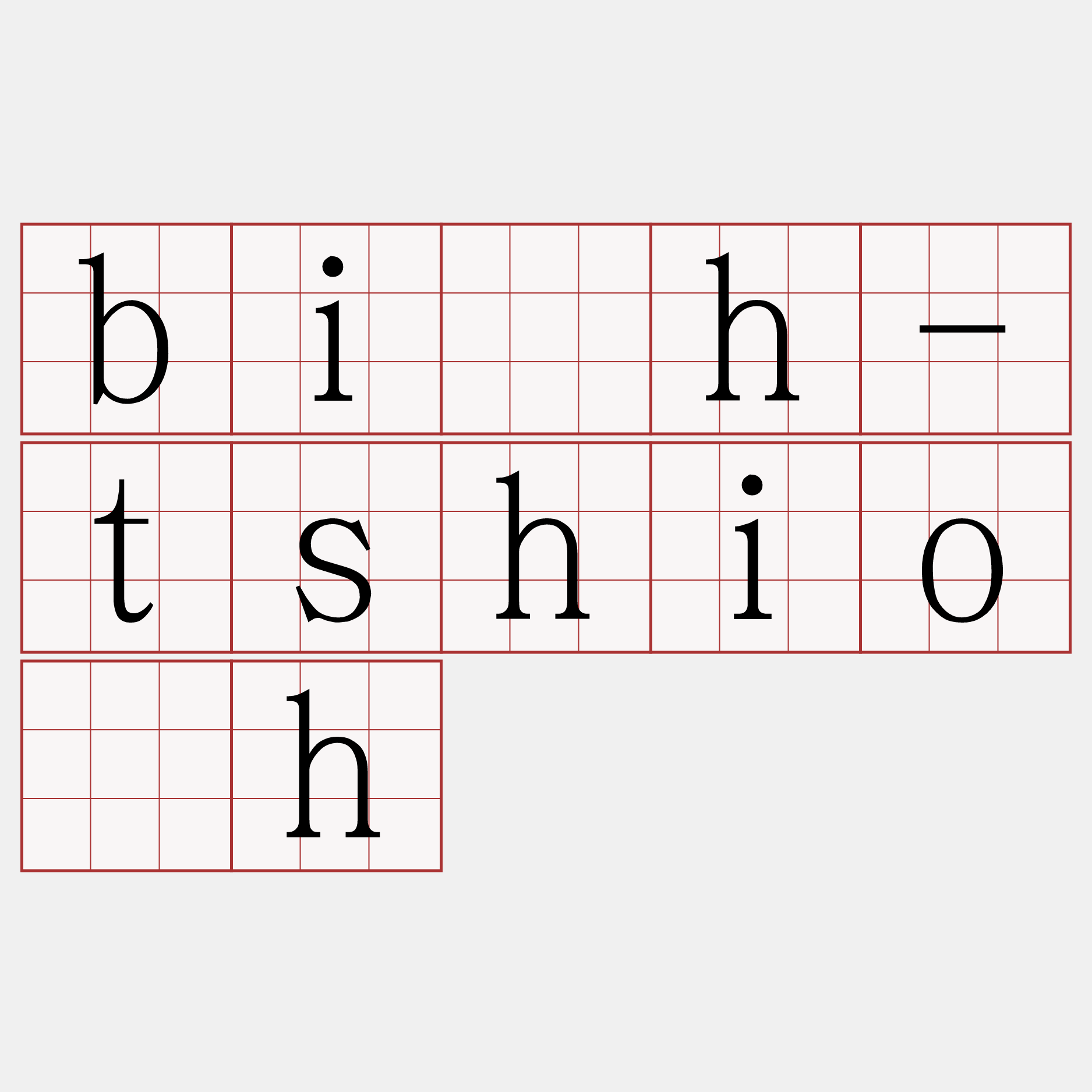 bi̍h-tshio̍h