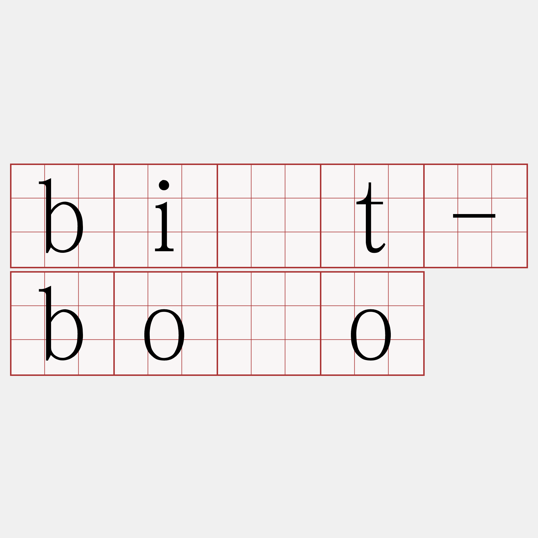 bi̍t-bôo