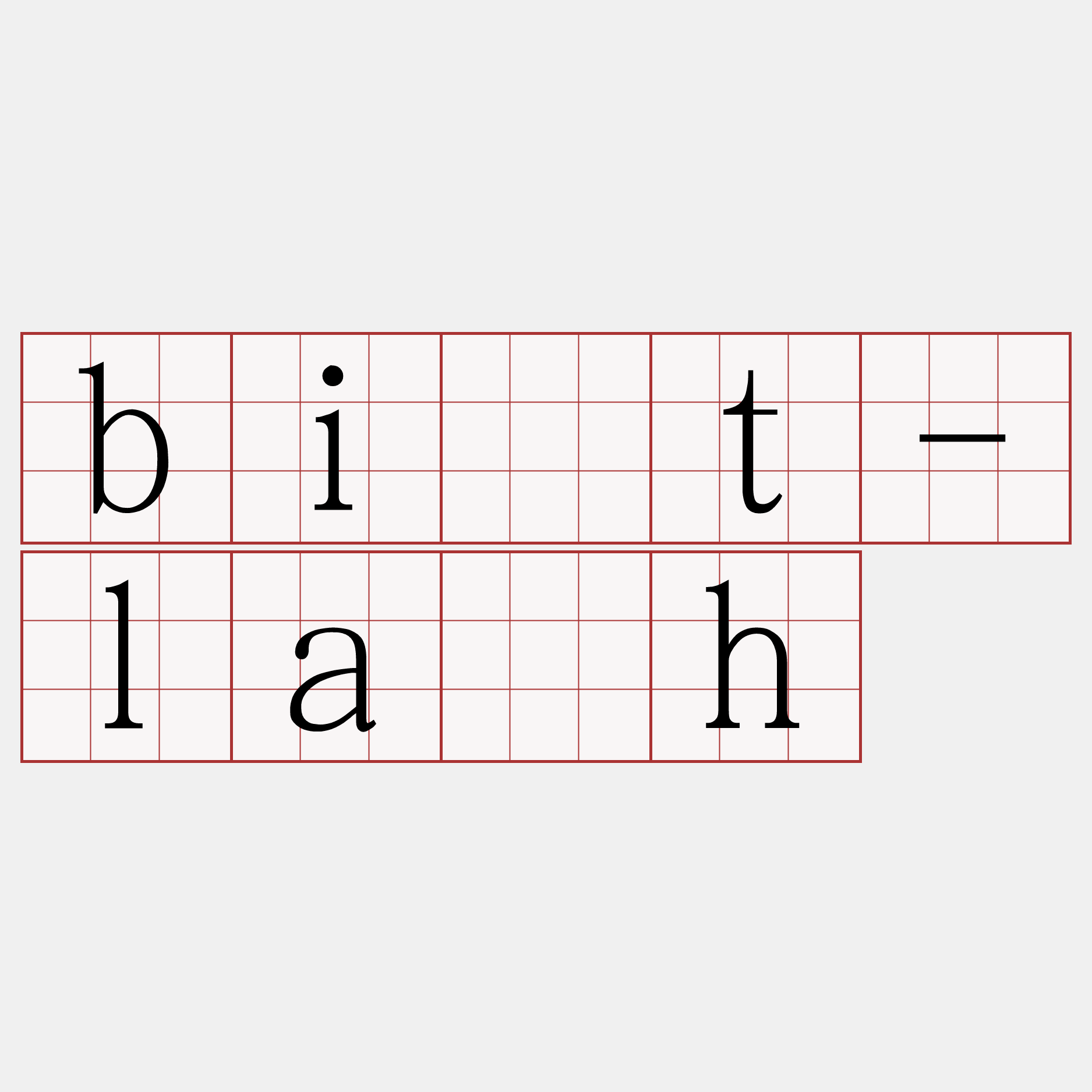 bi̍t-la̍h