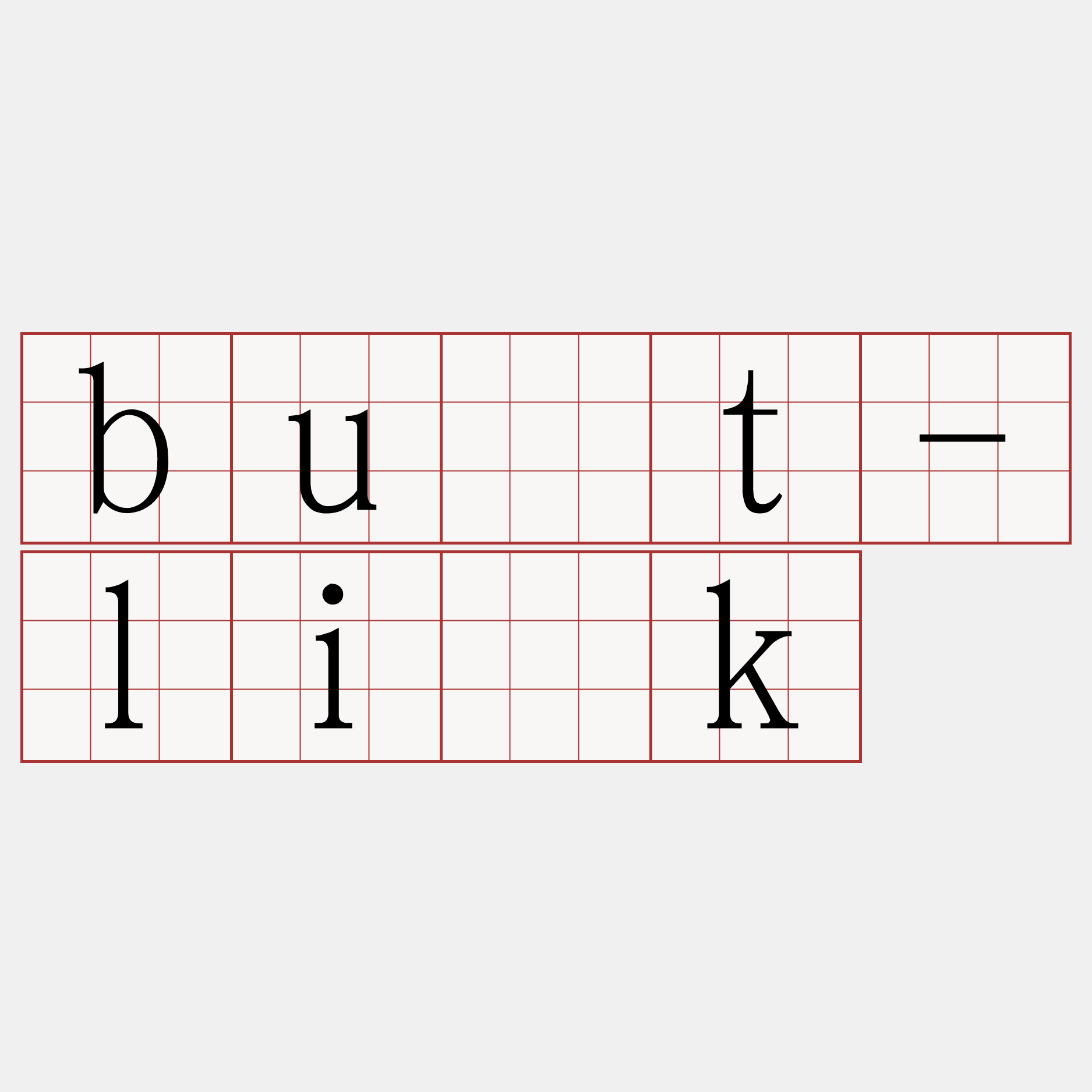 bu̍t-li̍k