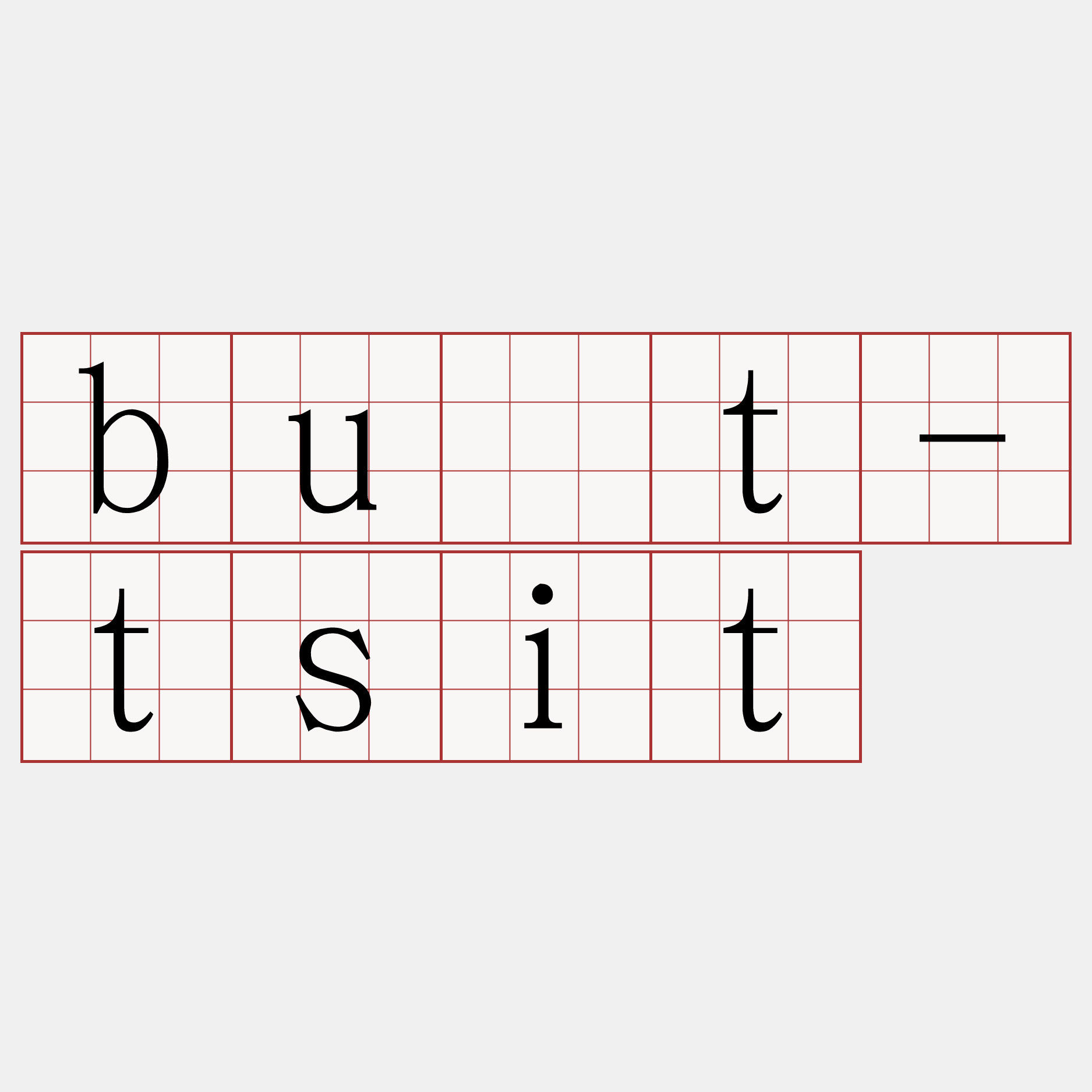 bu̍t-tsit