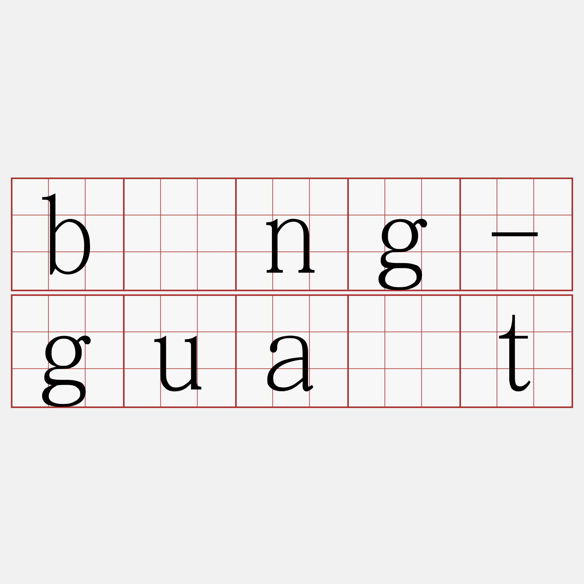 bîng-gua̍t