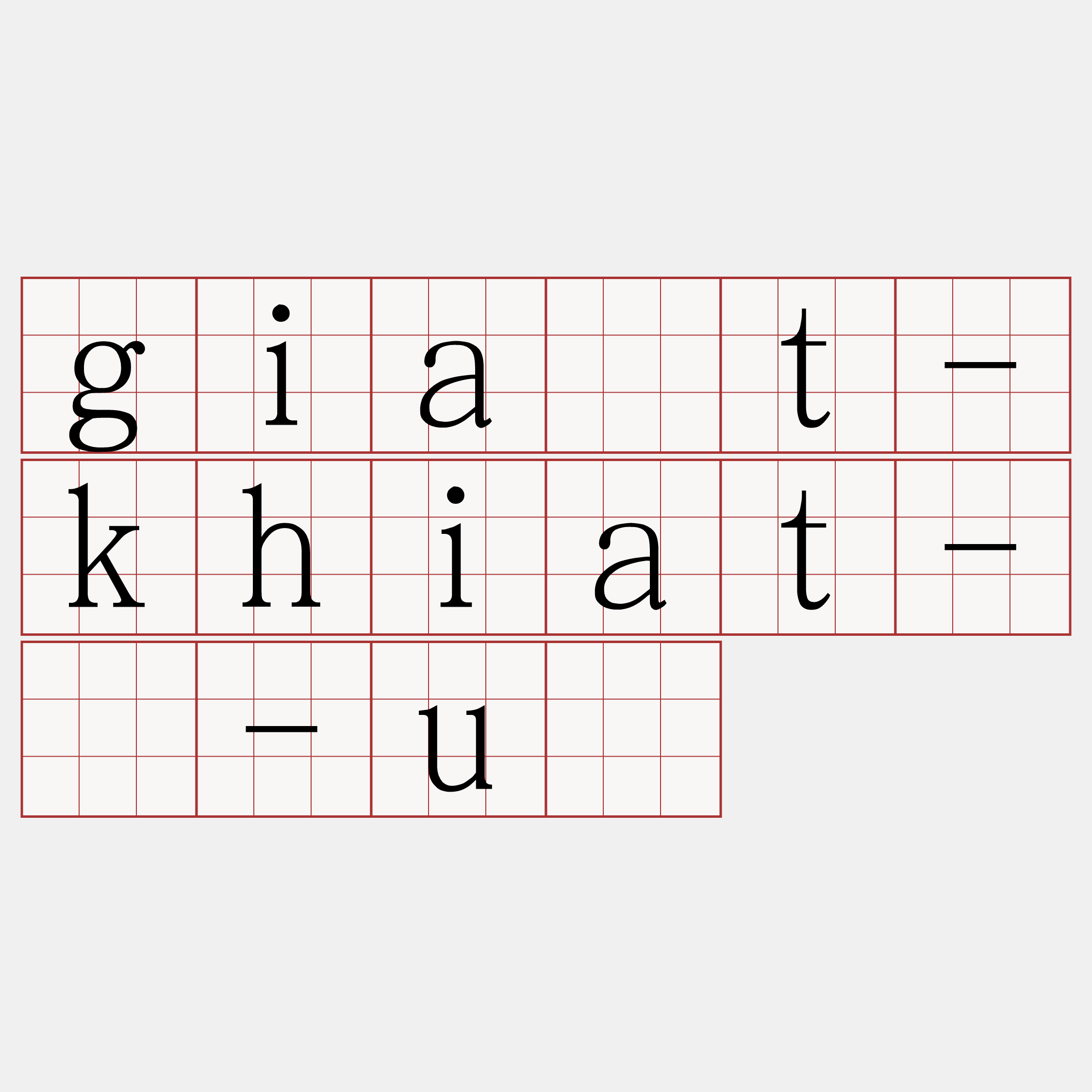 gia̍t-khiat-á-uē