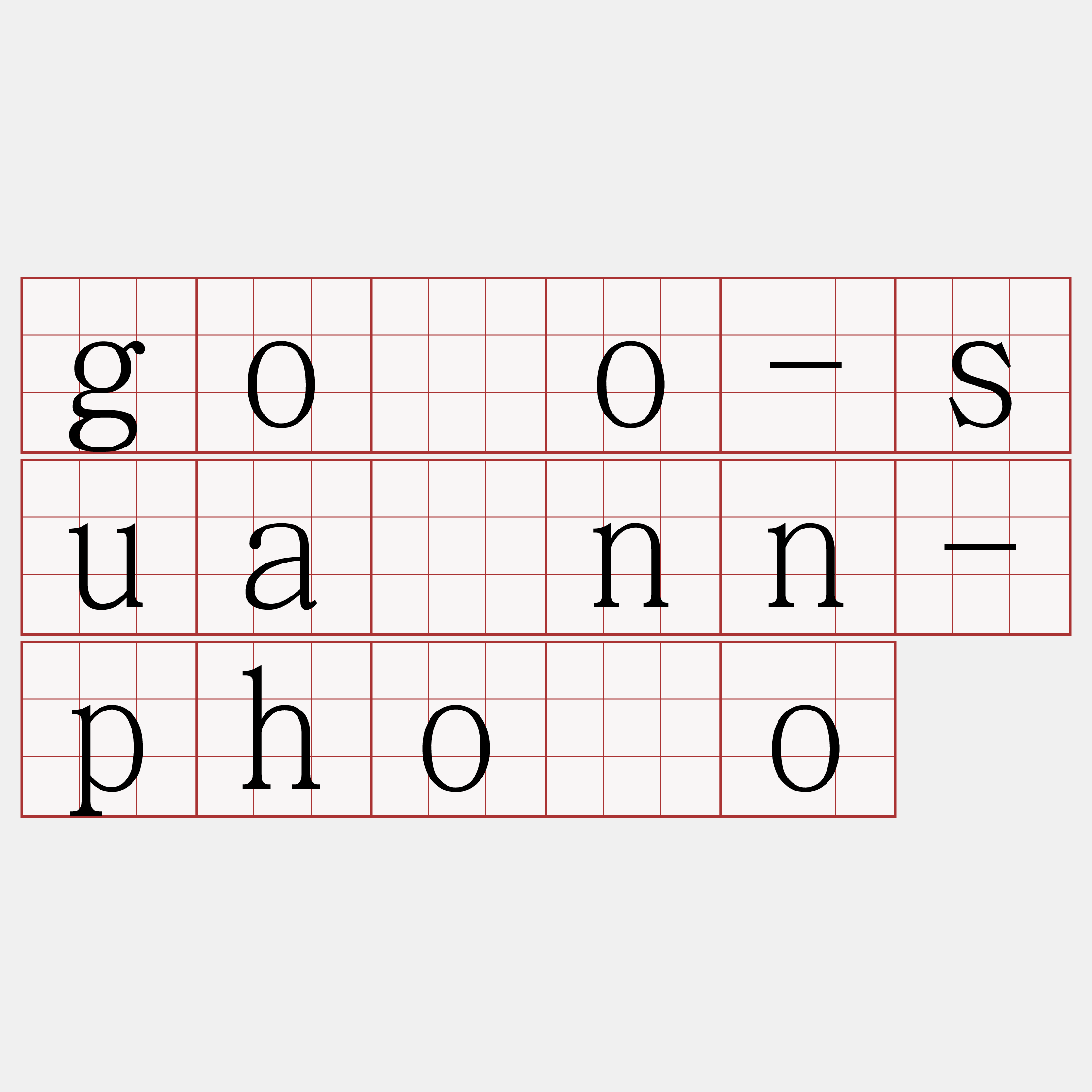 gōo-suànn-phóo