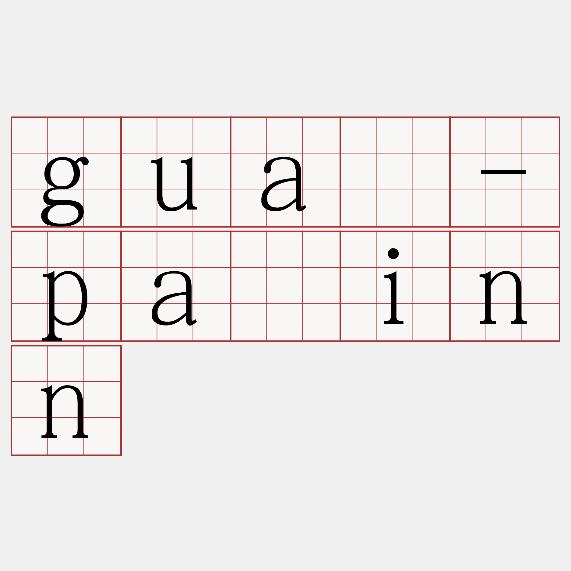 guā-pàinn