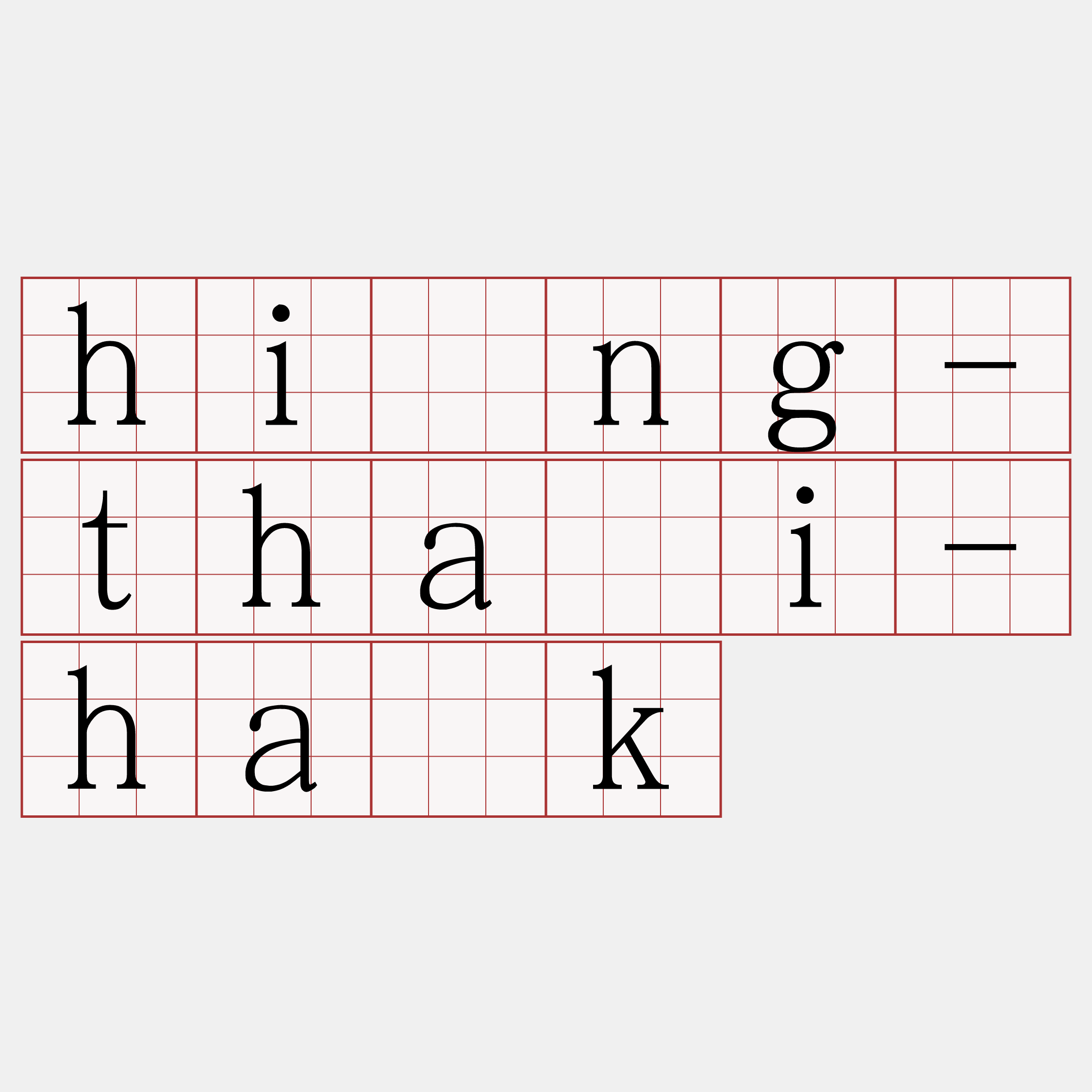 hîng-thài-ha̍k
