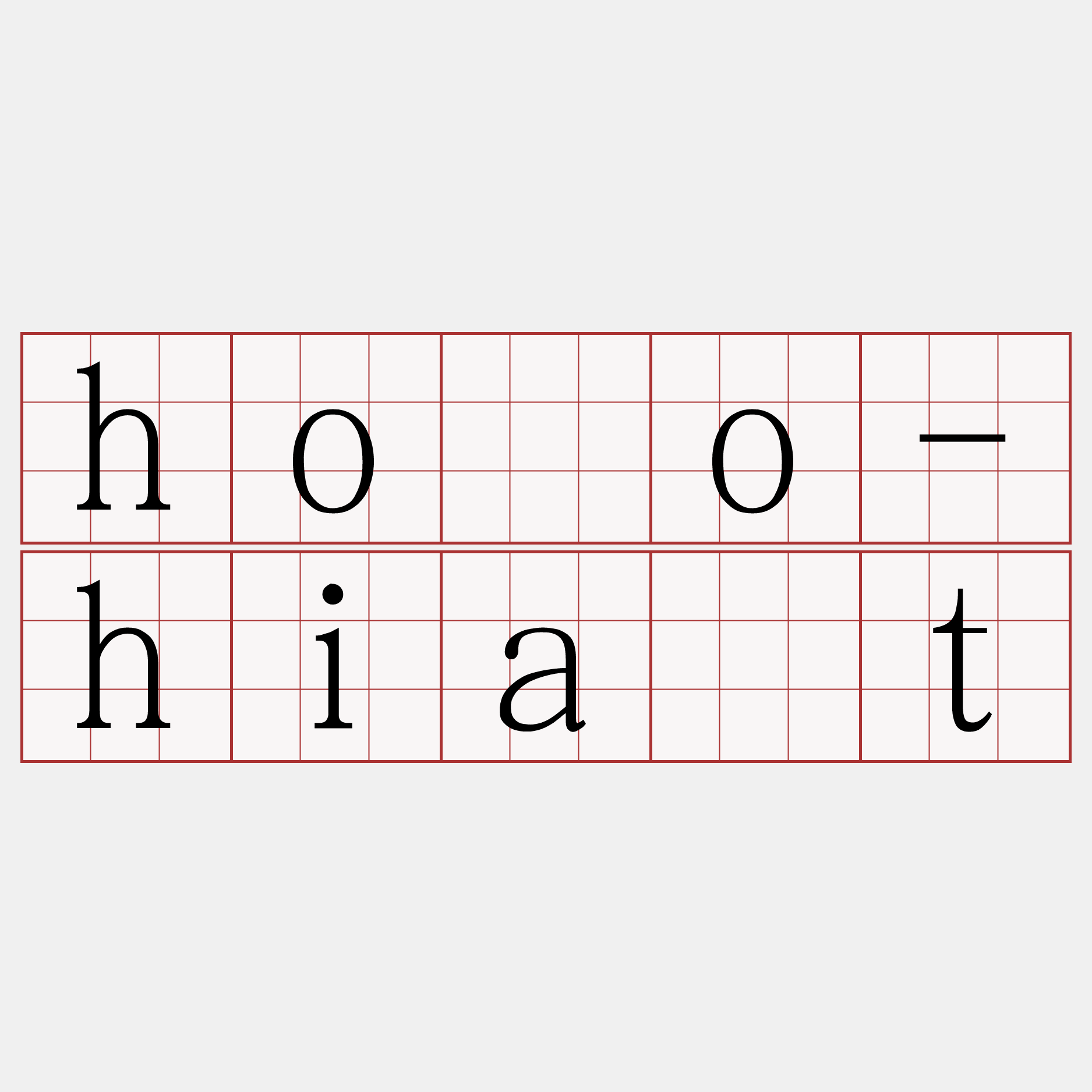 hóo-hia̍t