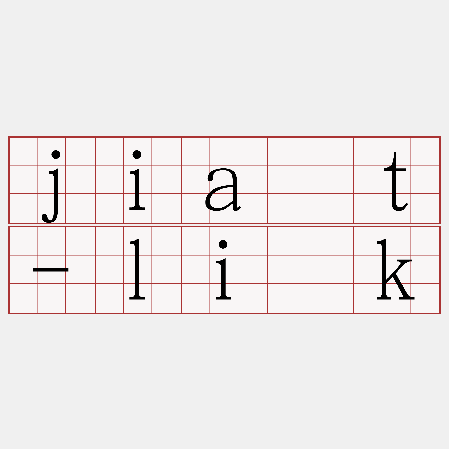 jia̍t-li̍k
