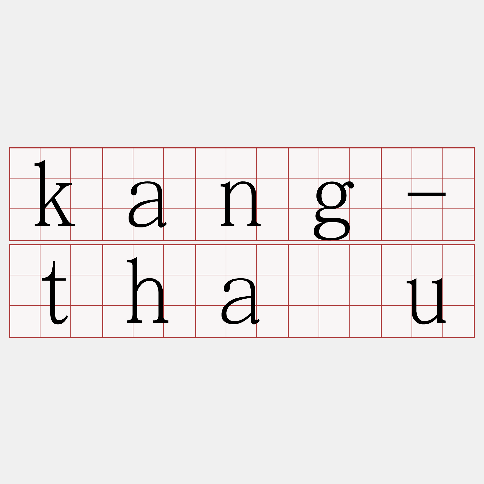 kang-thâu