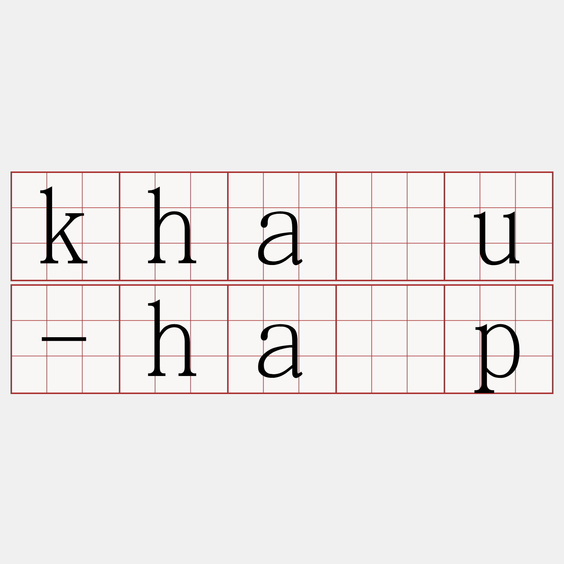 kháu-ha̍p