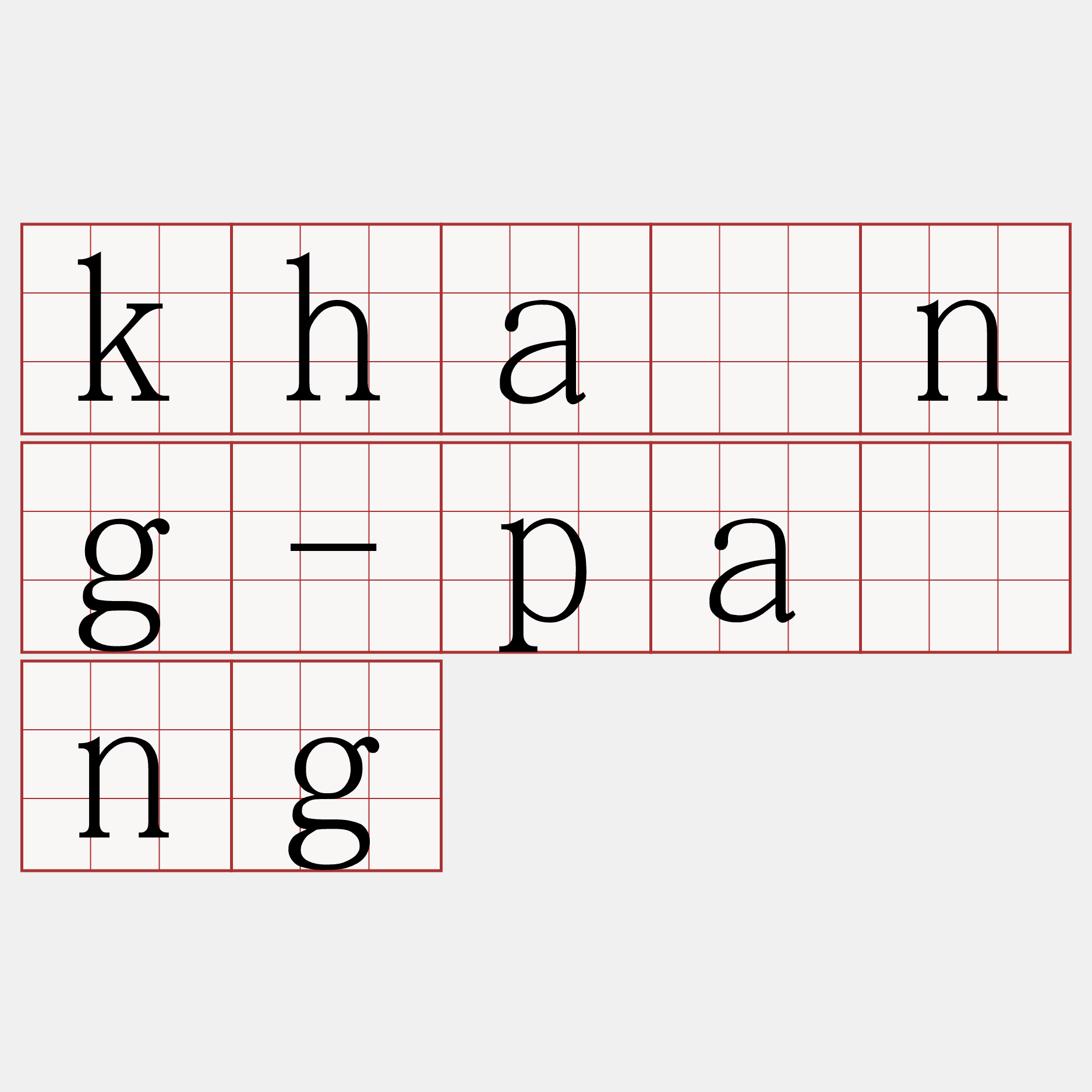 kha̋ng-páng