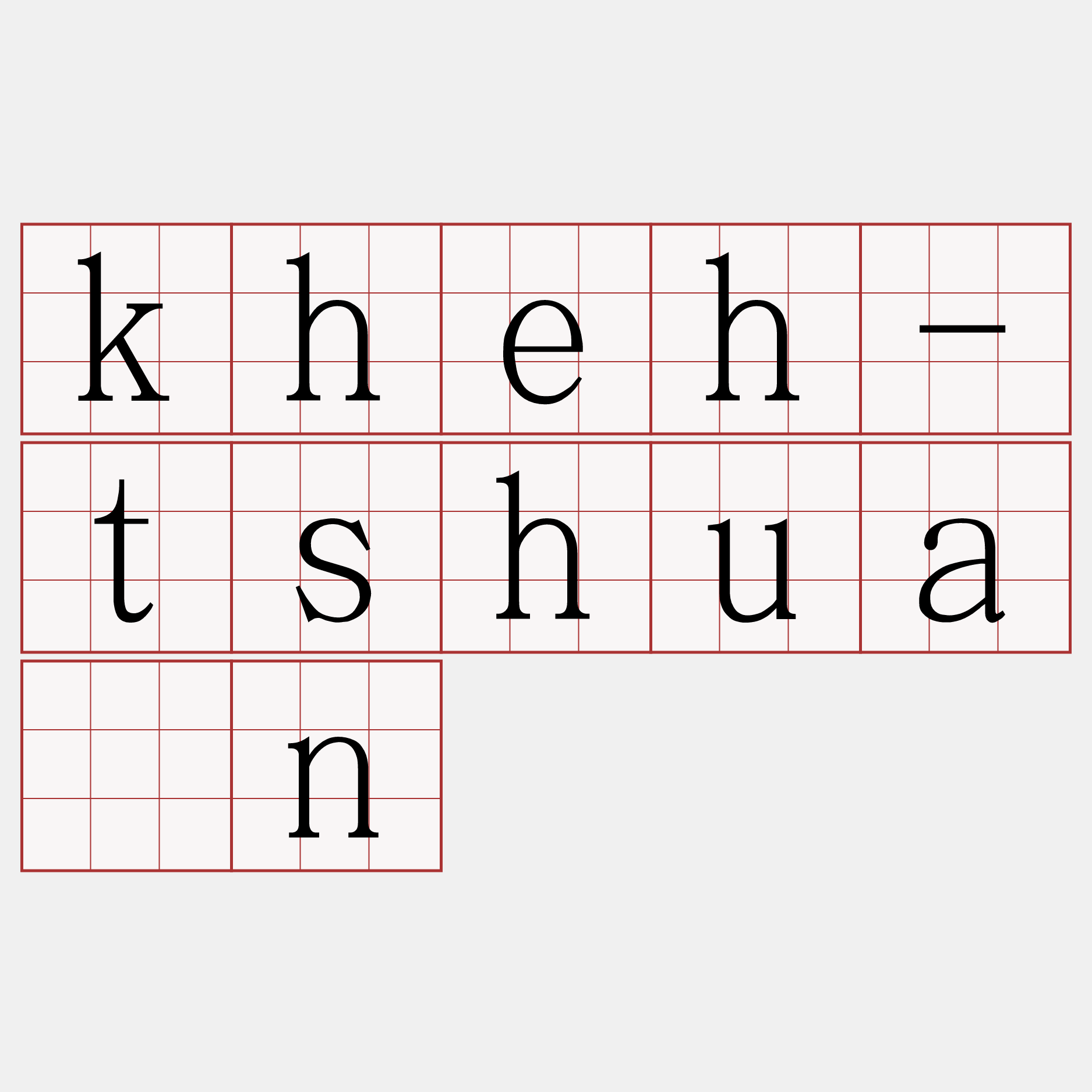 kheh-tshuàn