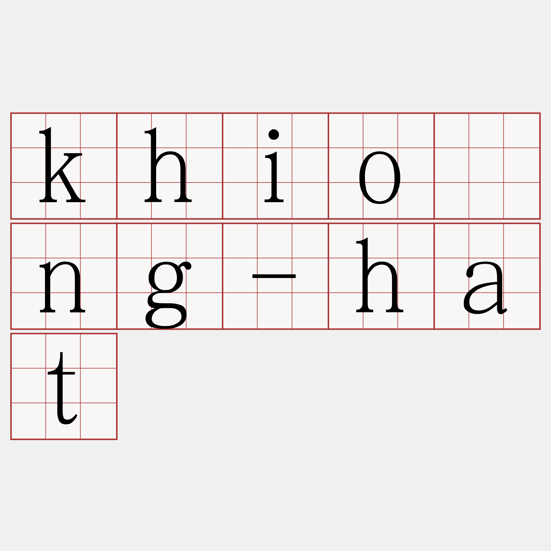 khióng-hat