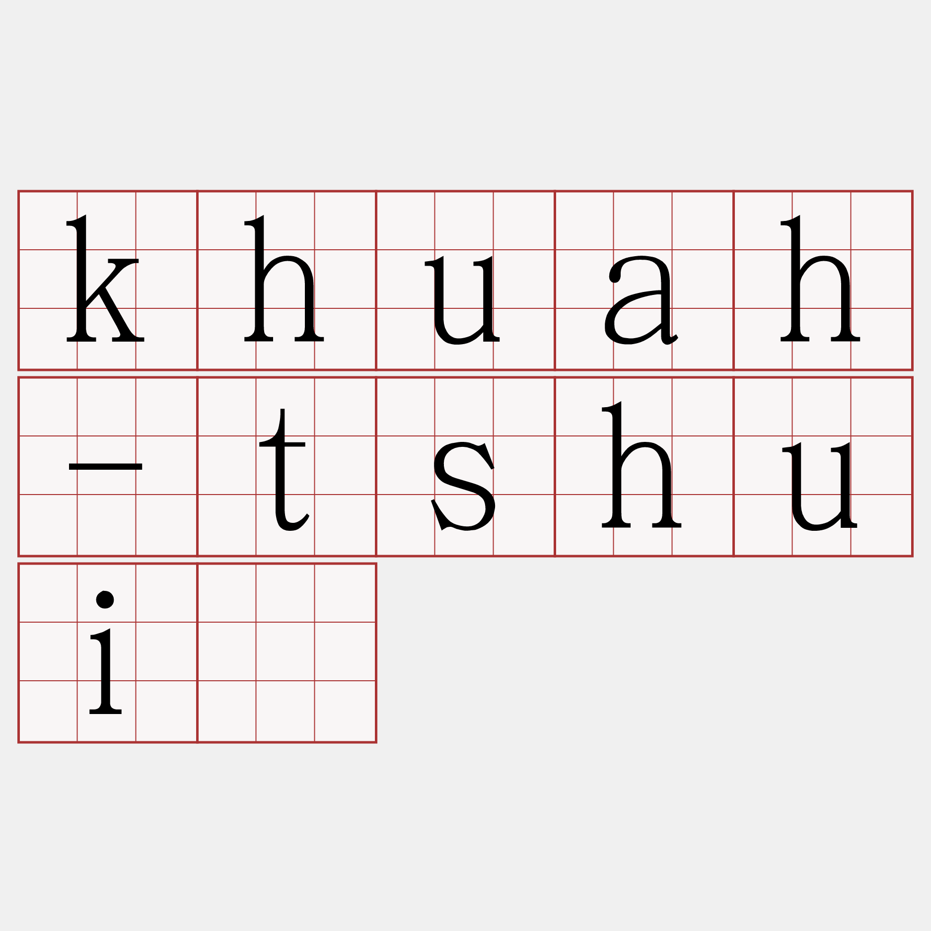 khuah-tshuì