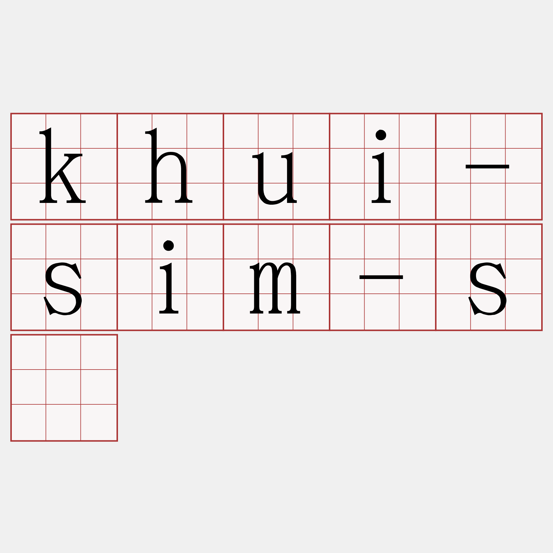 khui-sim-sū