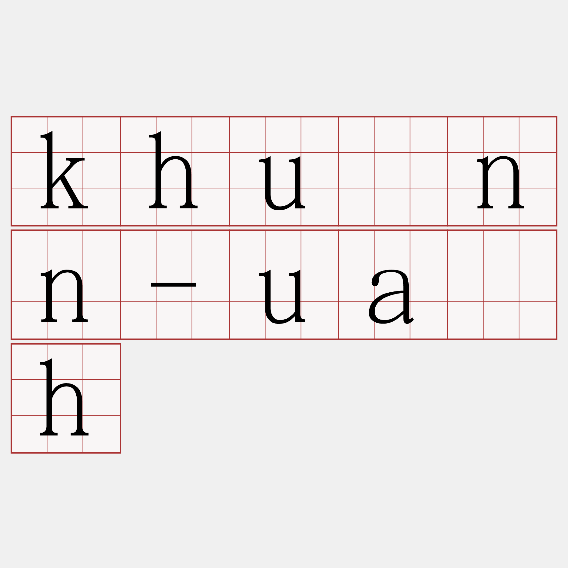 khuànn-ua̍h