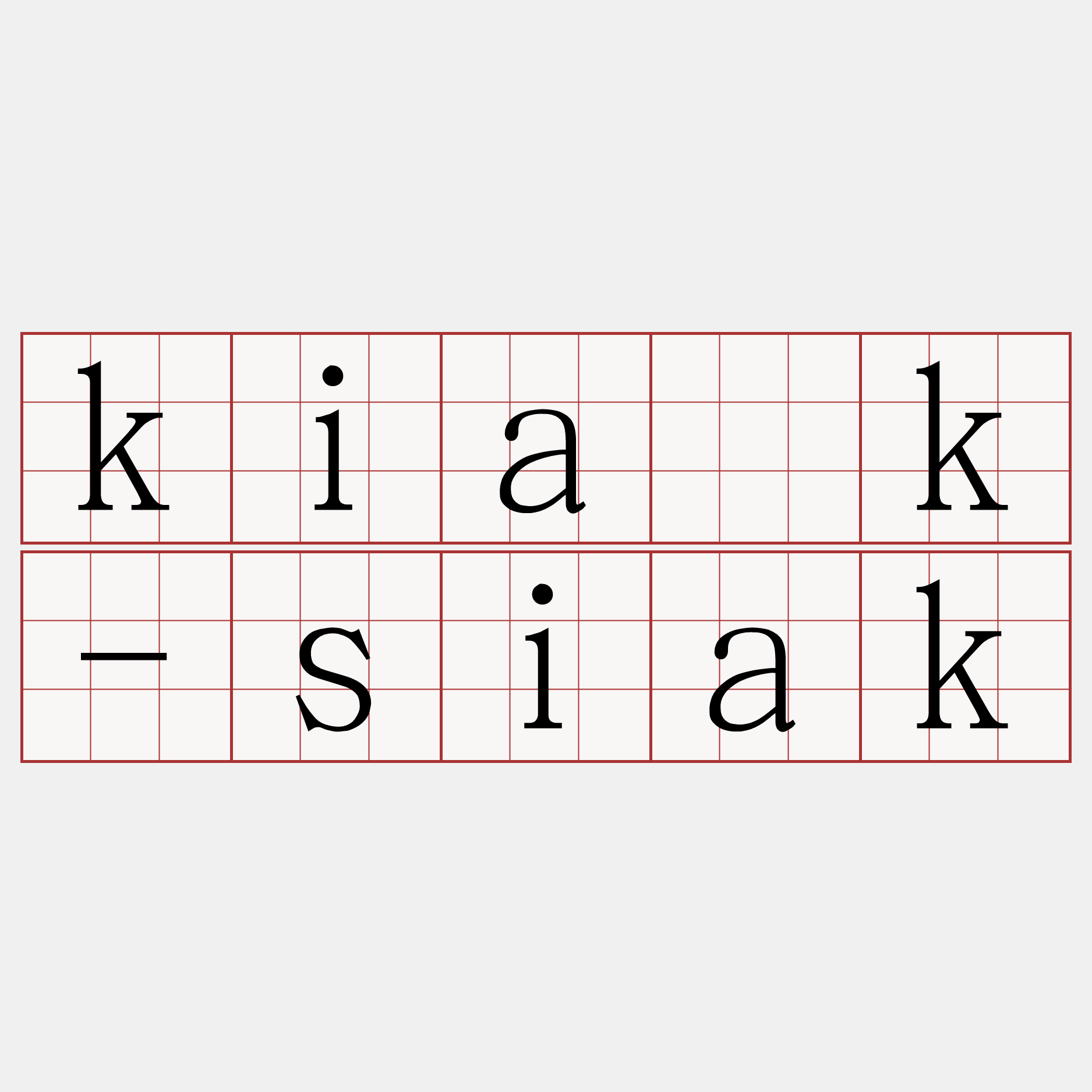 kia̍k-siak