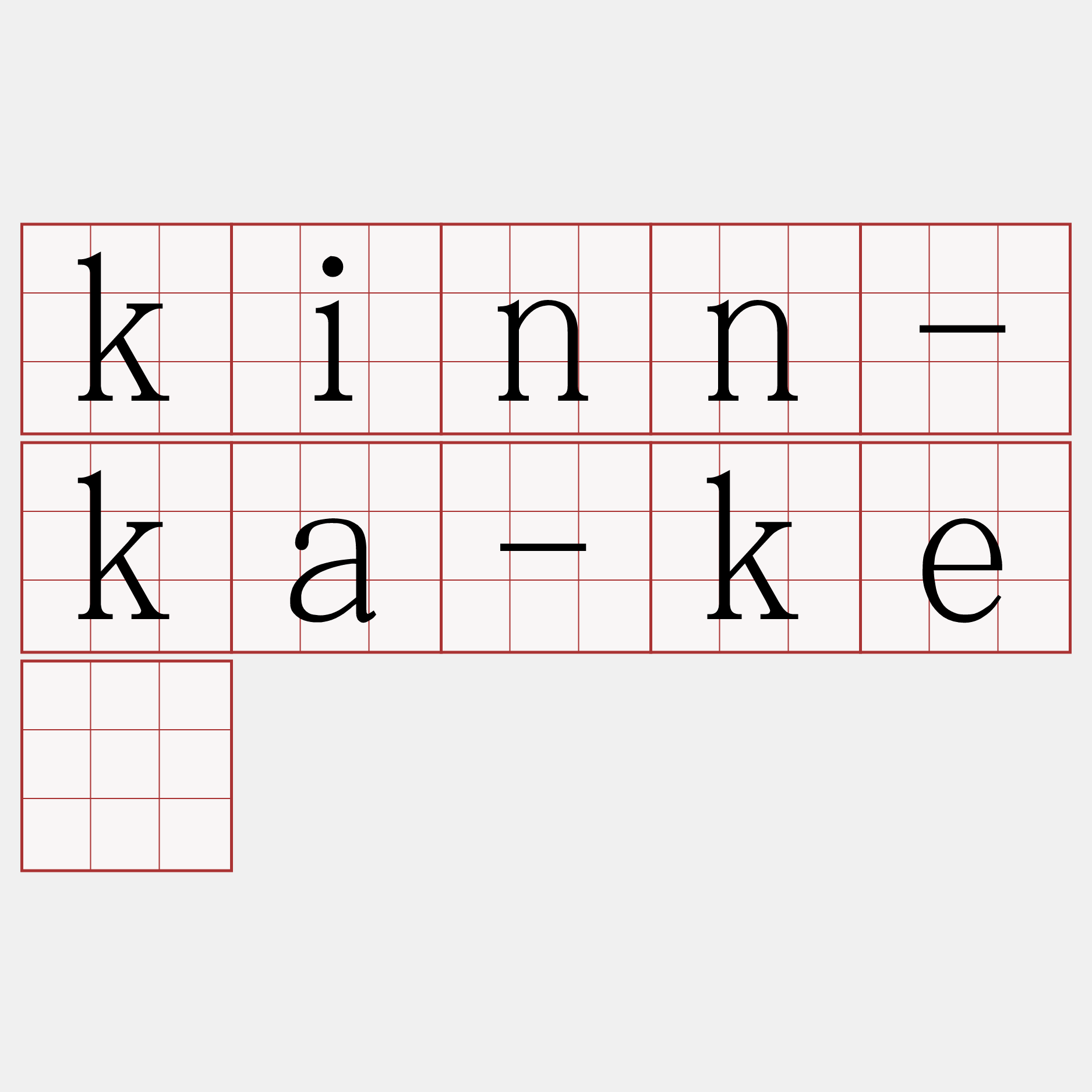 kinn-ka-kê