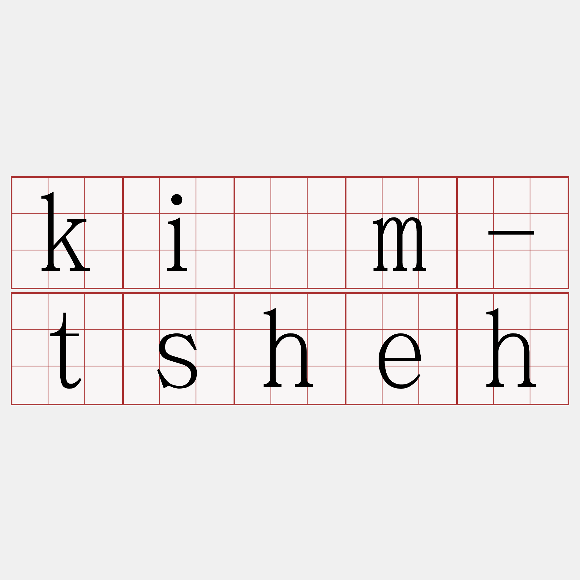 kìm-tsheh