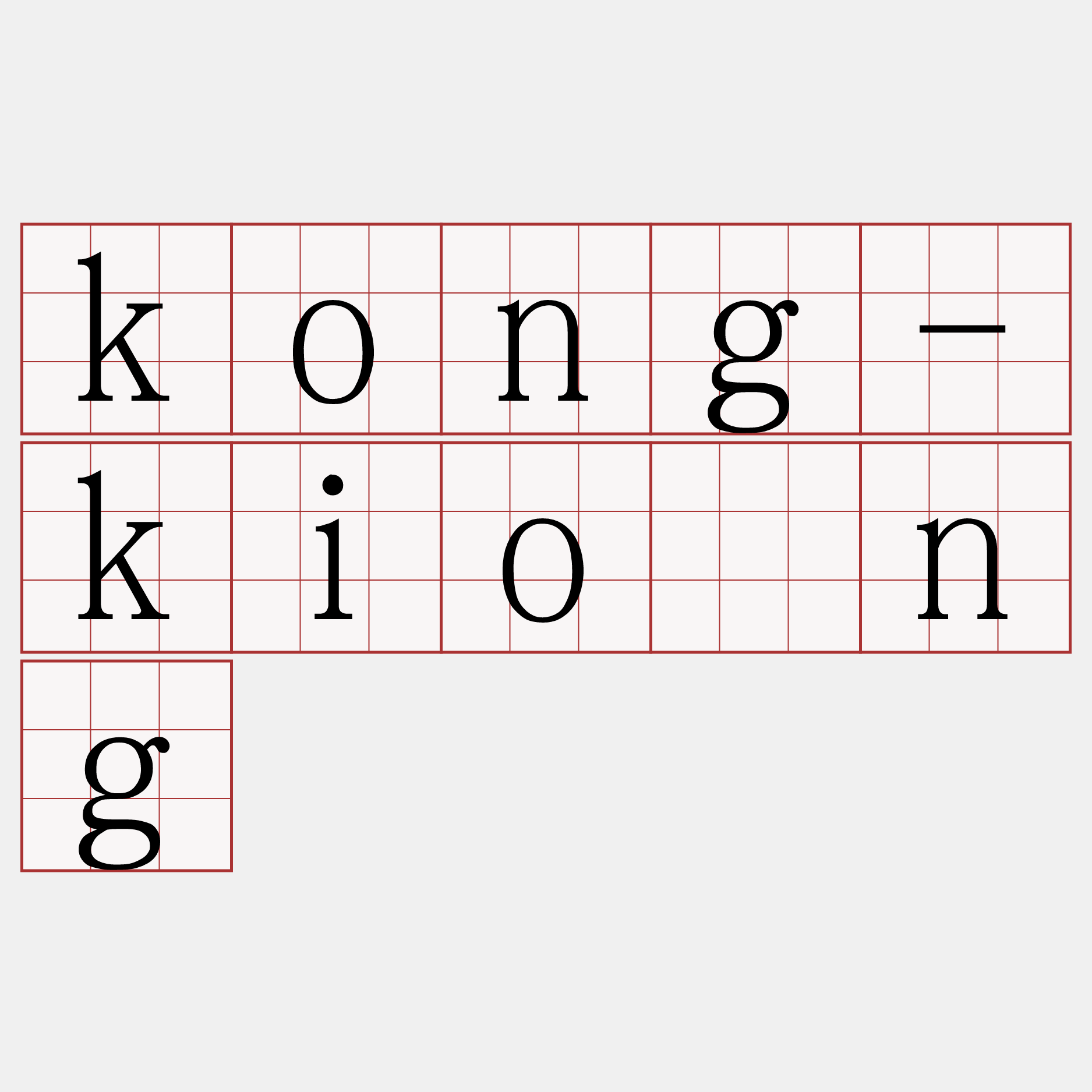kong-kiōng