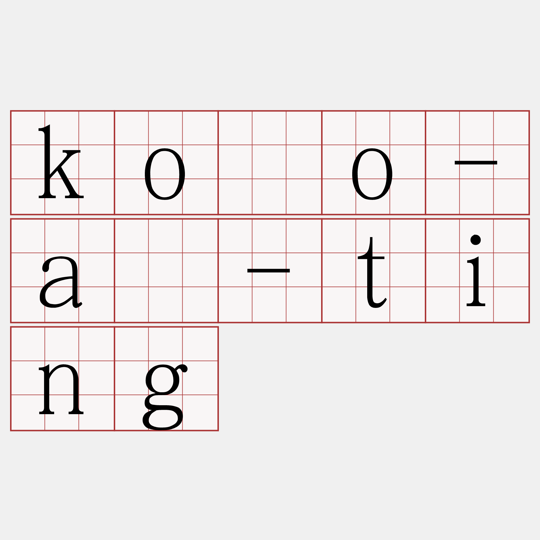 kóo-á-ting