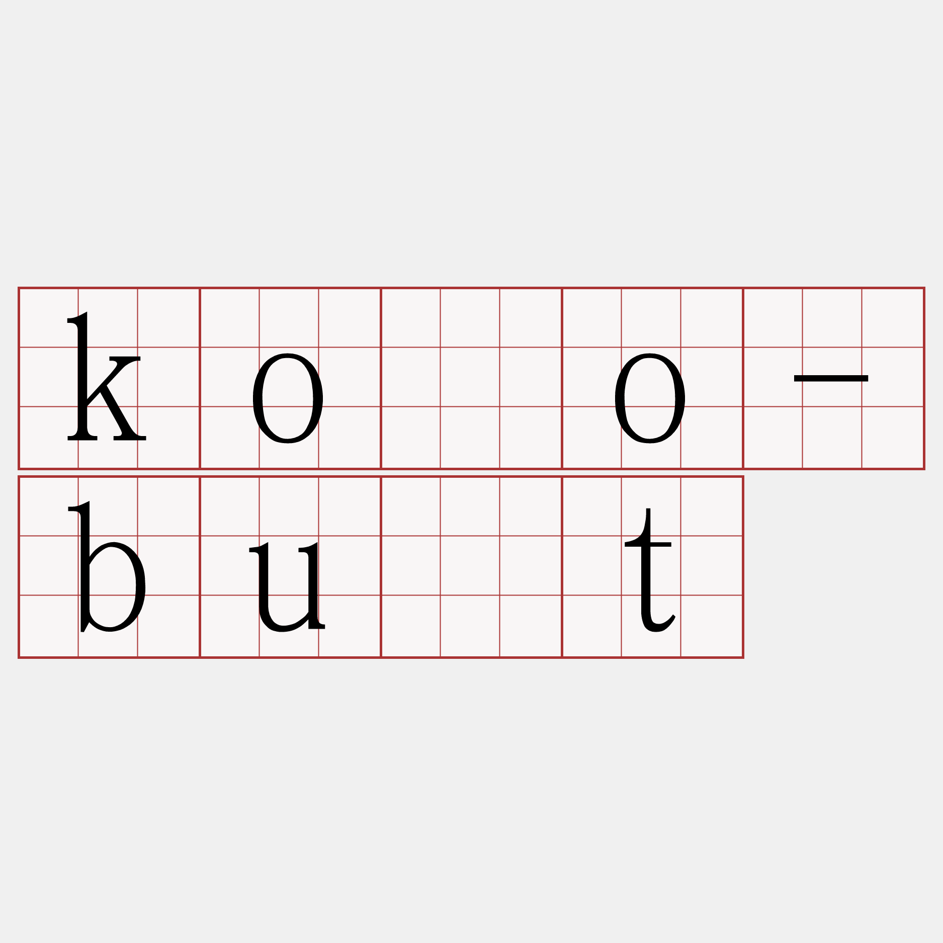kóo-bu̍t