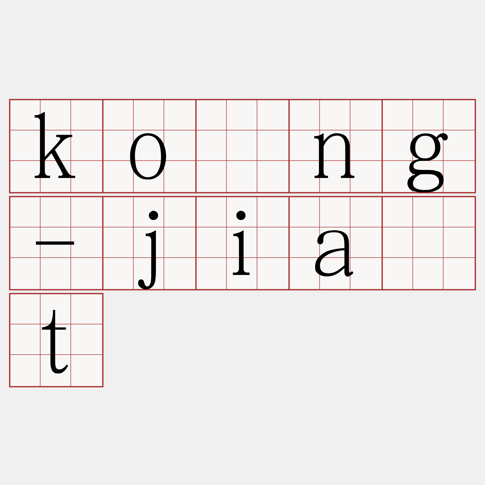 kông-jia̍t