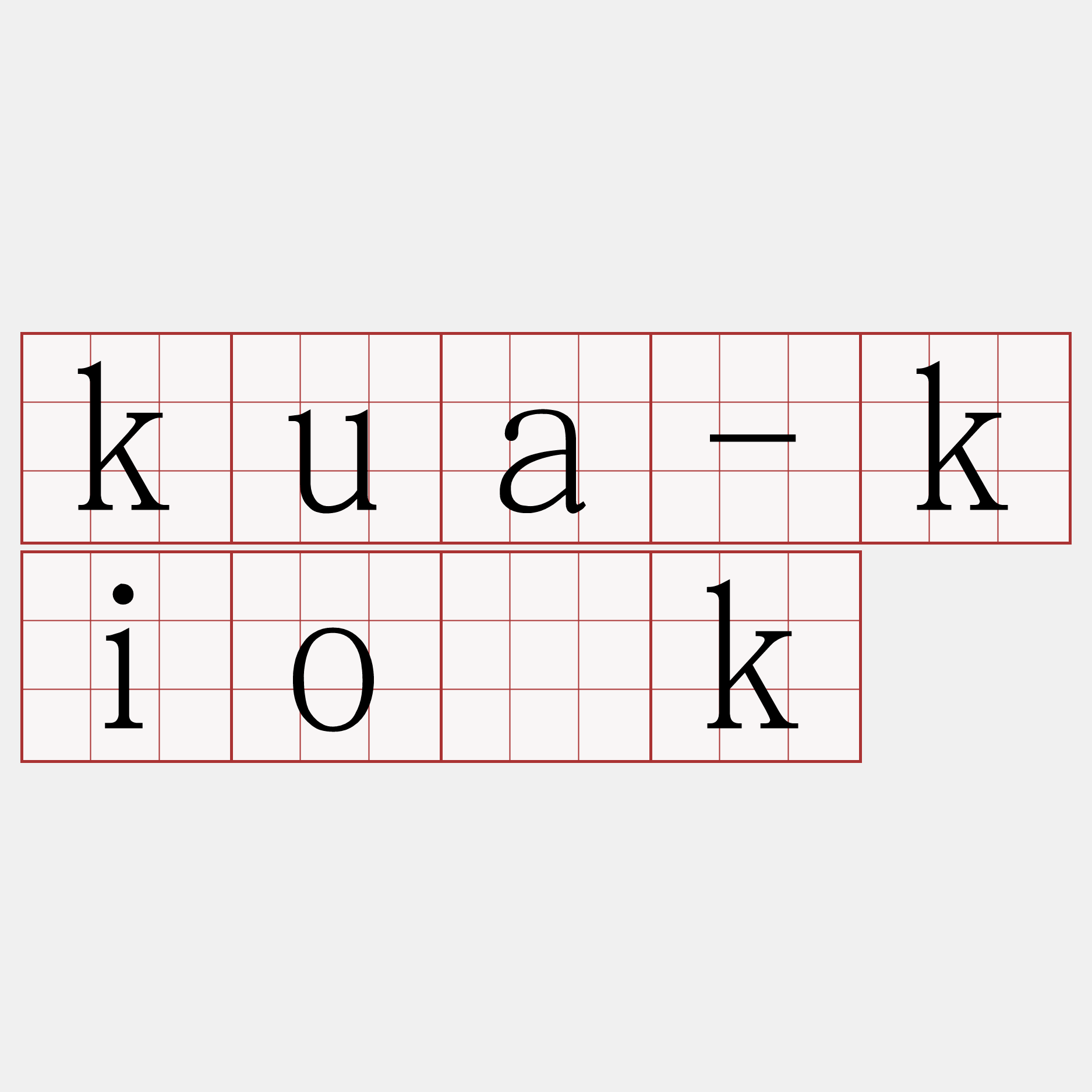 kua-kio̍k