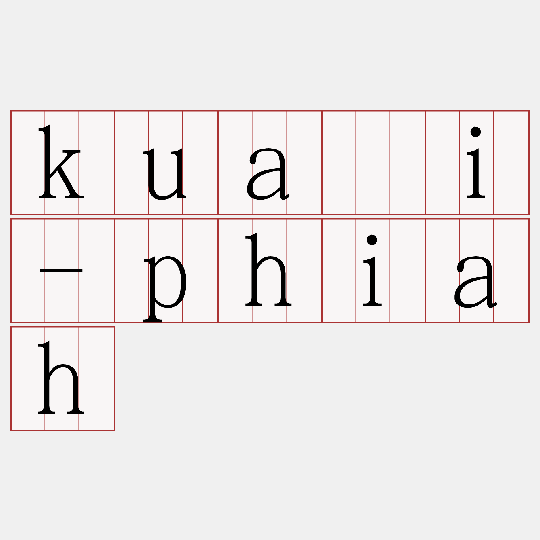 kuài-phiah