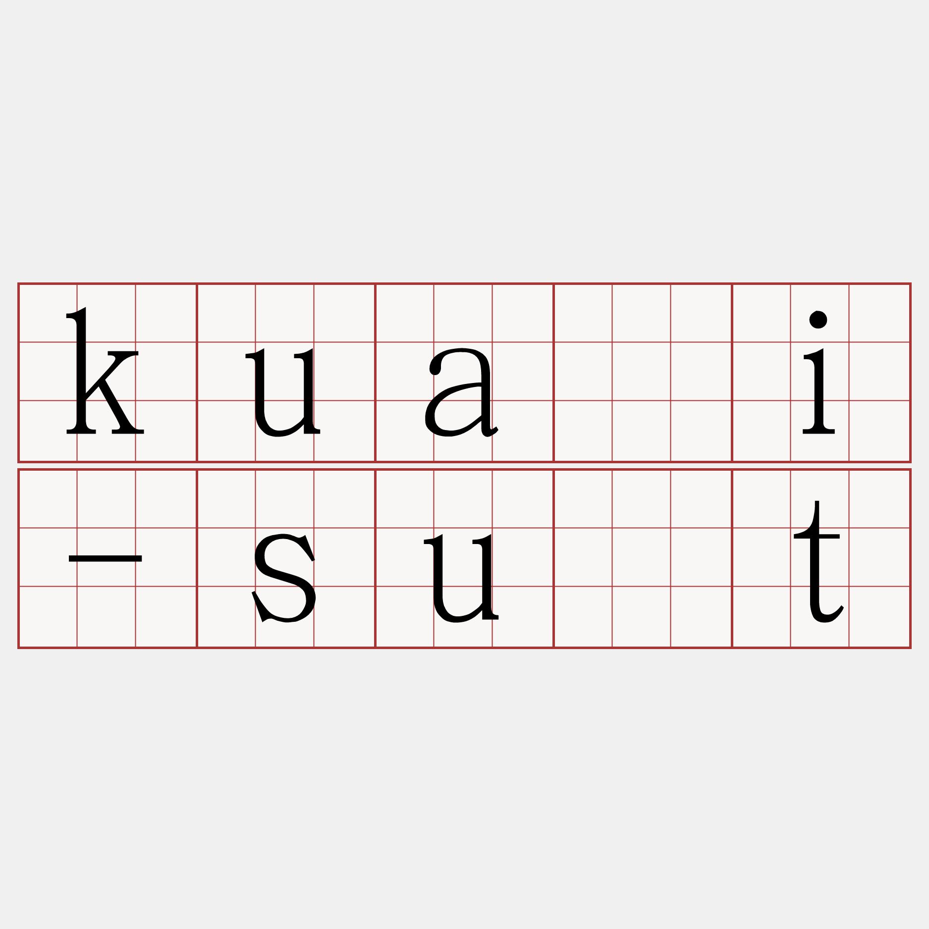kuài-su̍t