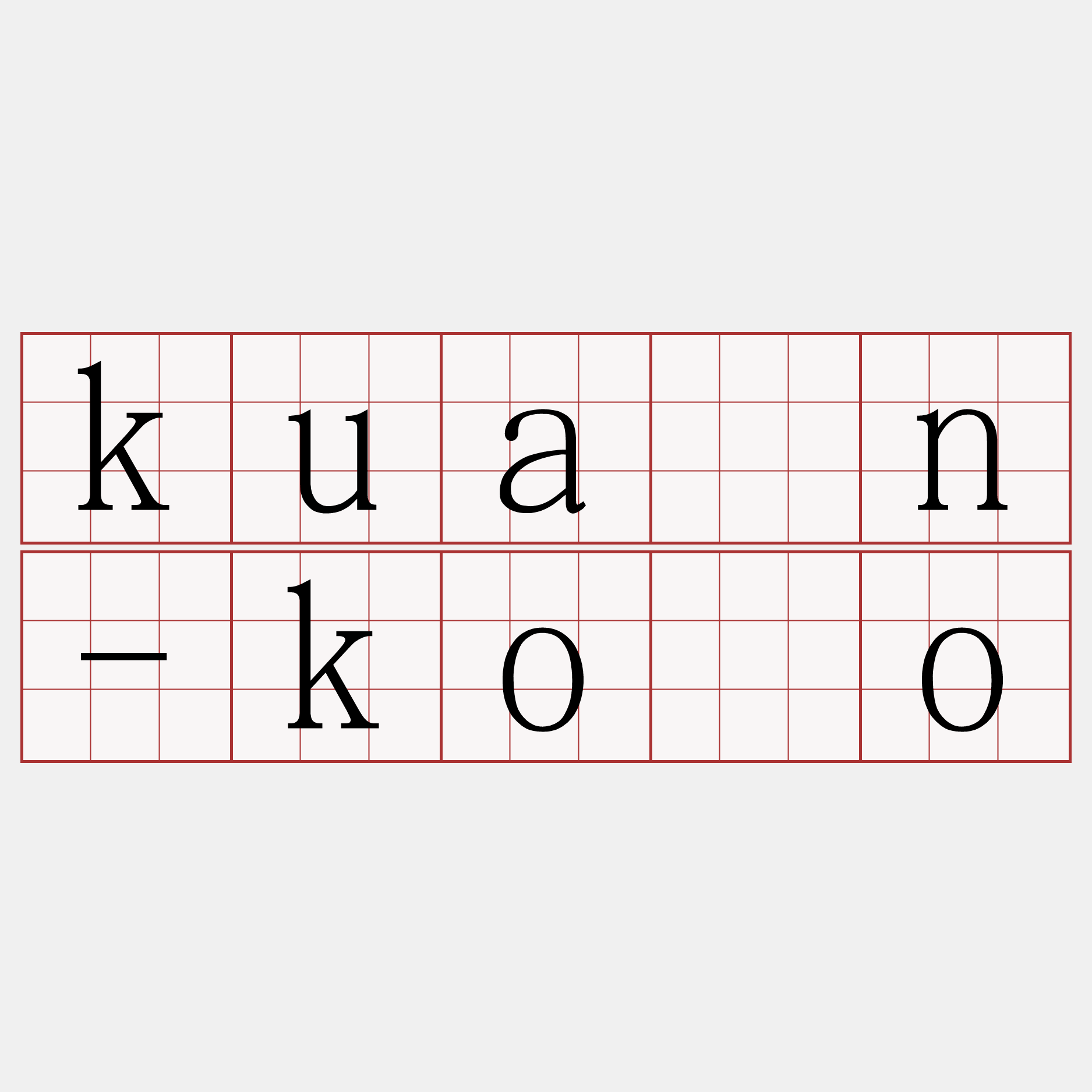 kuàn-kòo