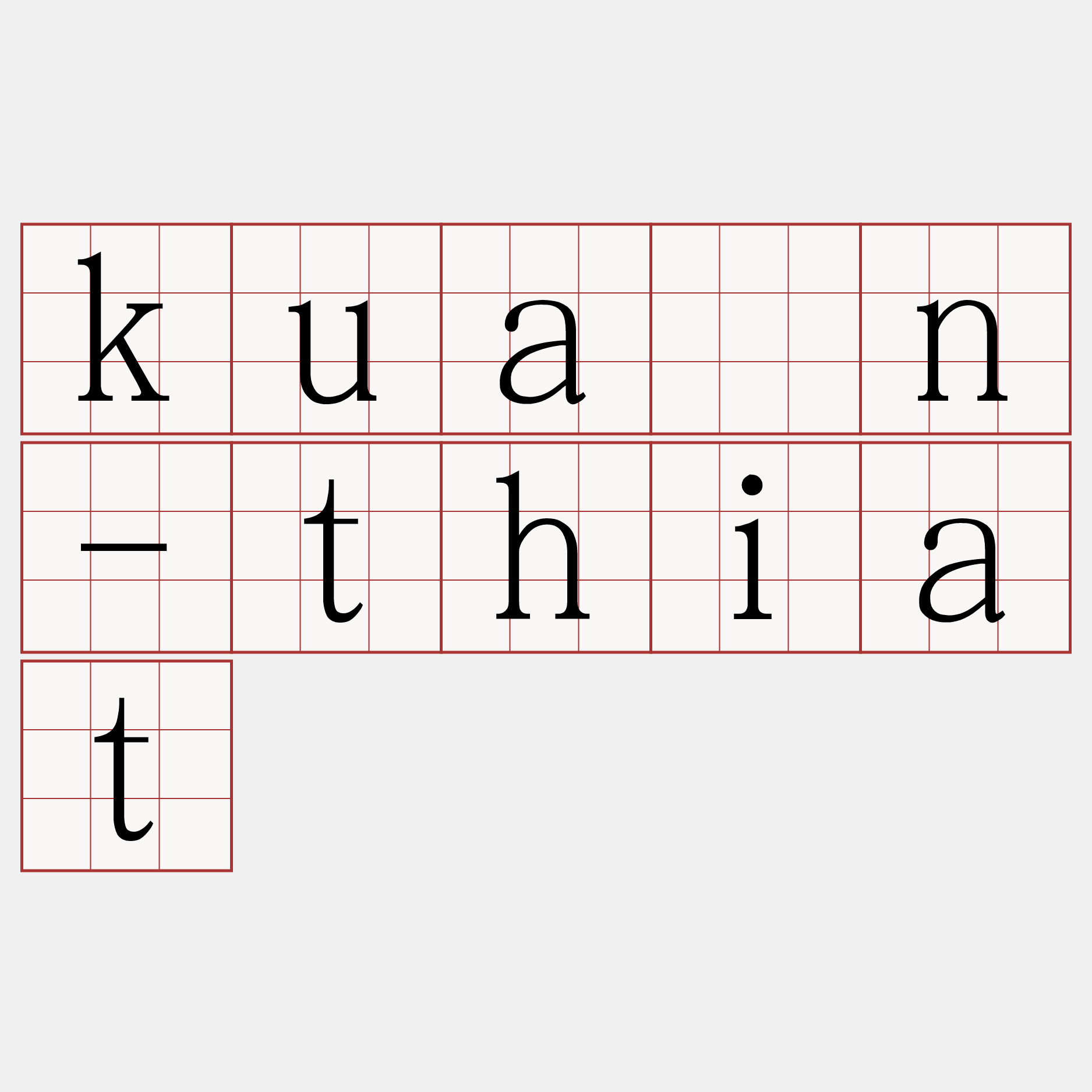 kuàn-thiat