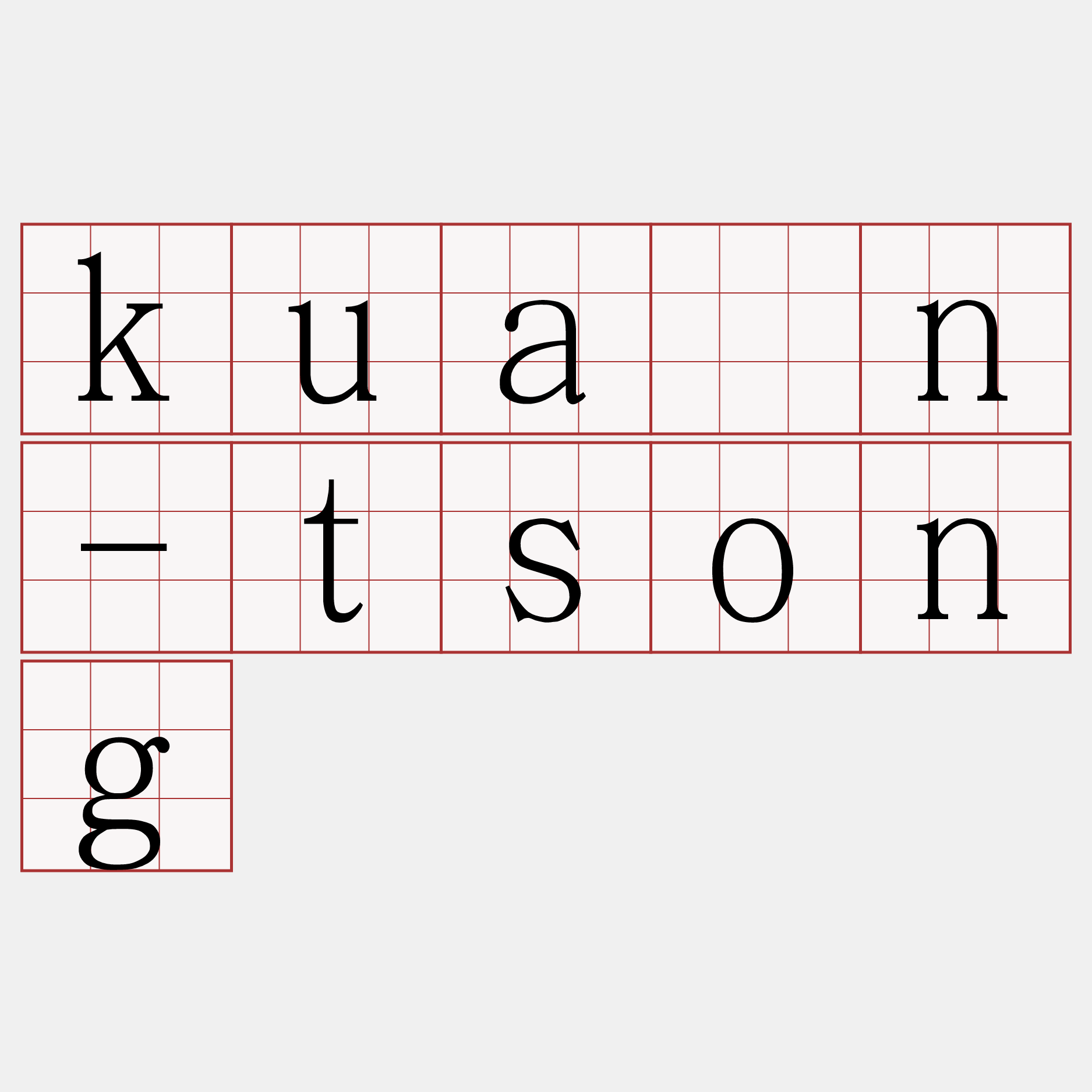 kuàn-tsong