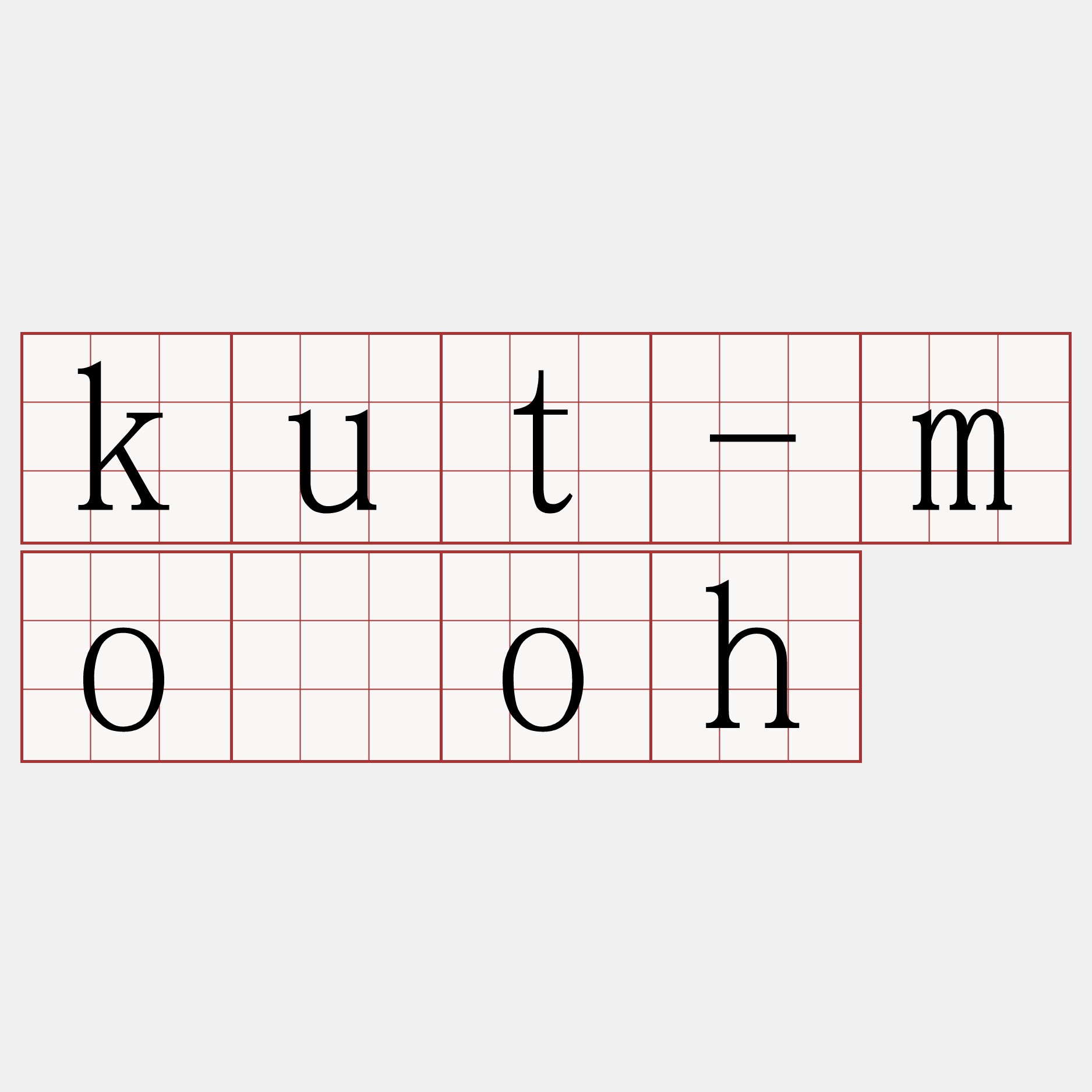 kut-mo̍oh