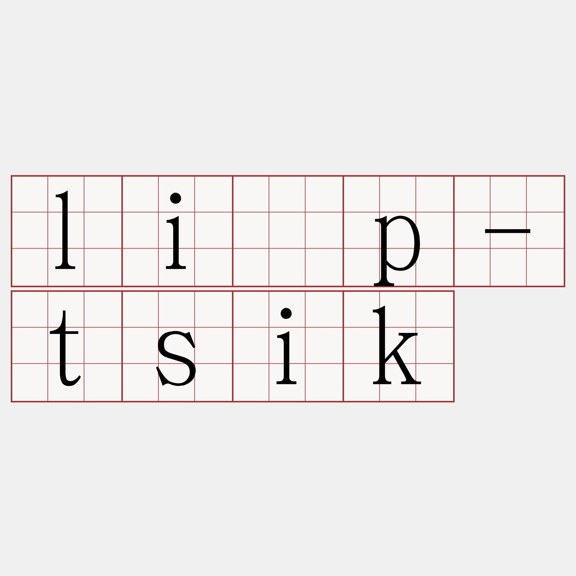 li̍p-tsik