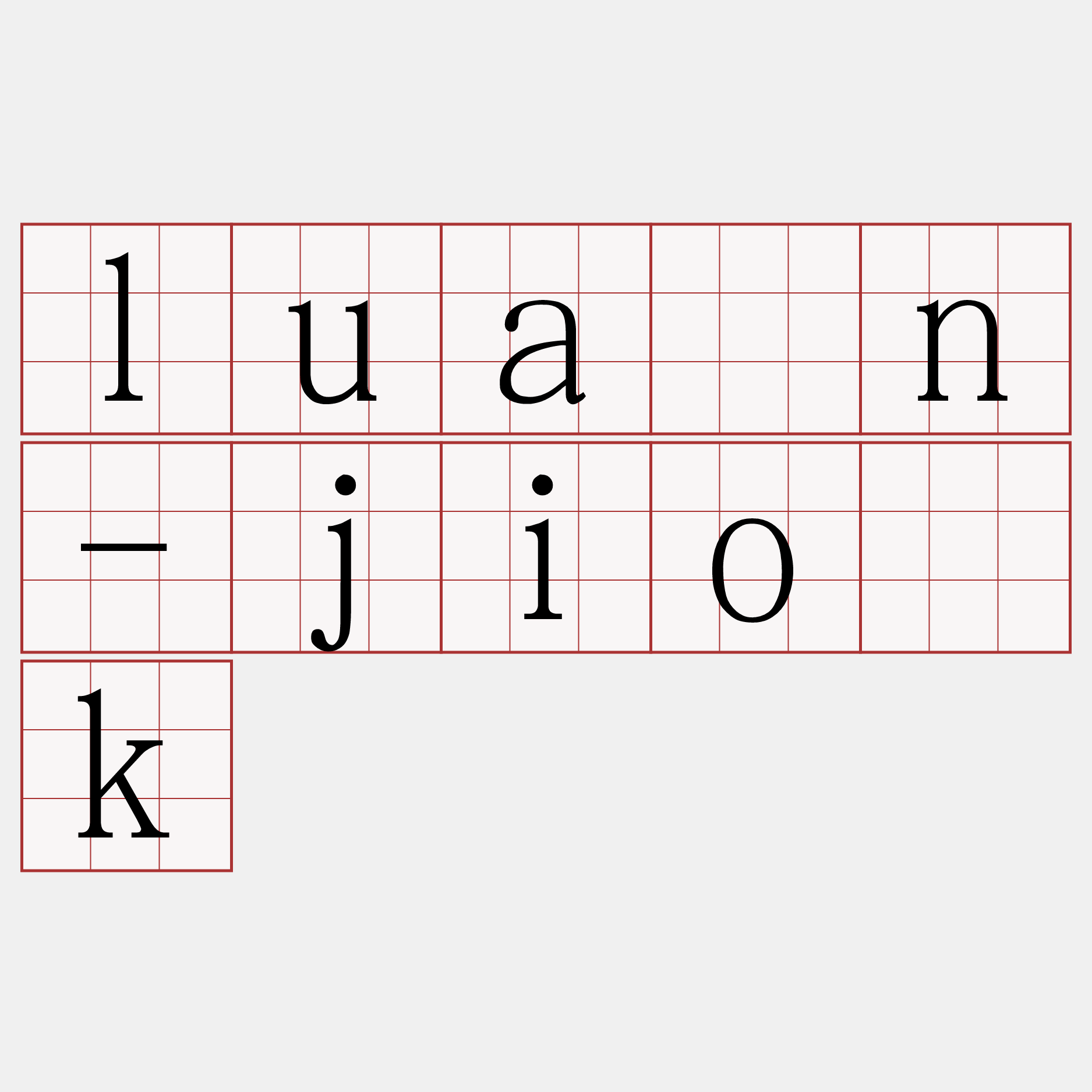 luán-jio̍k