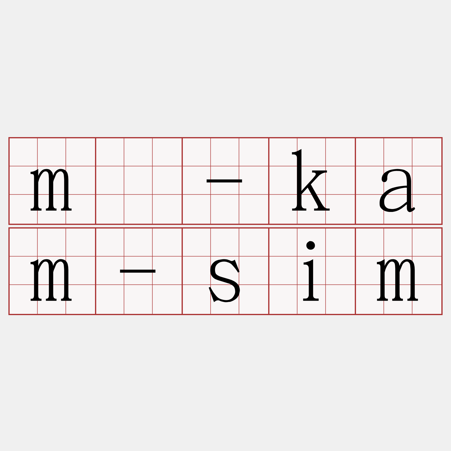 m̄-kam-sim