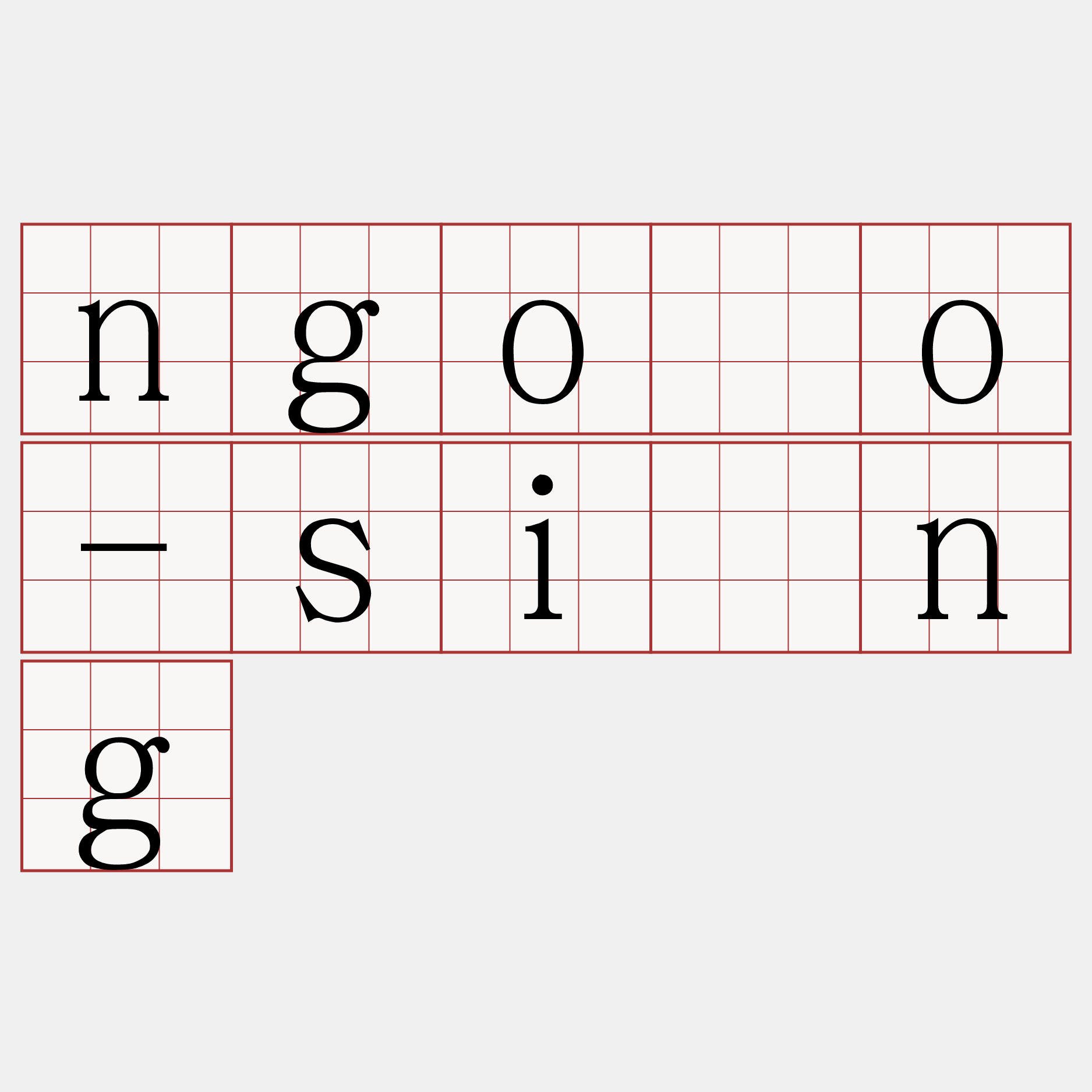 ngōo-sìng