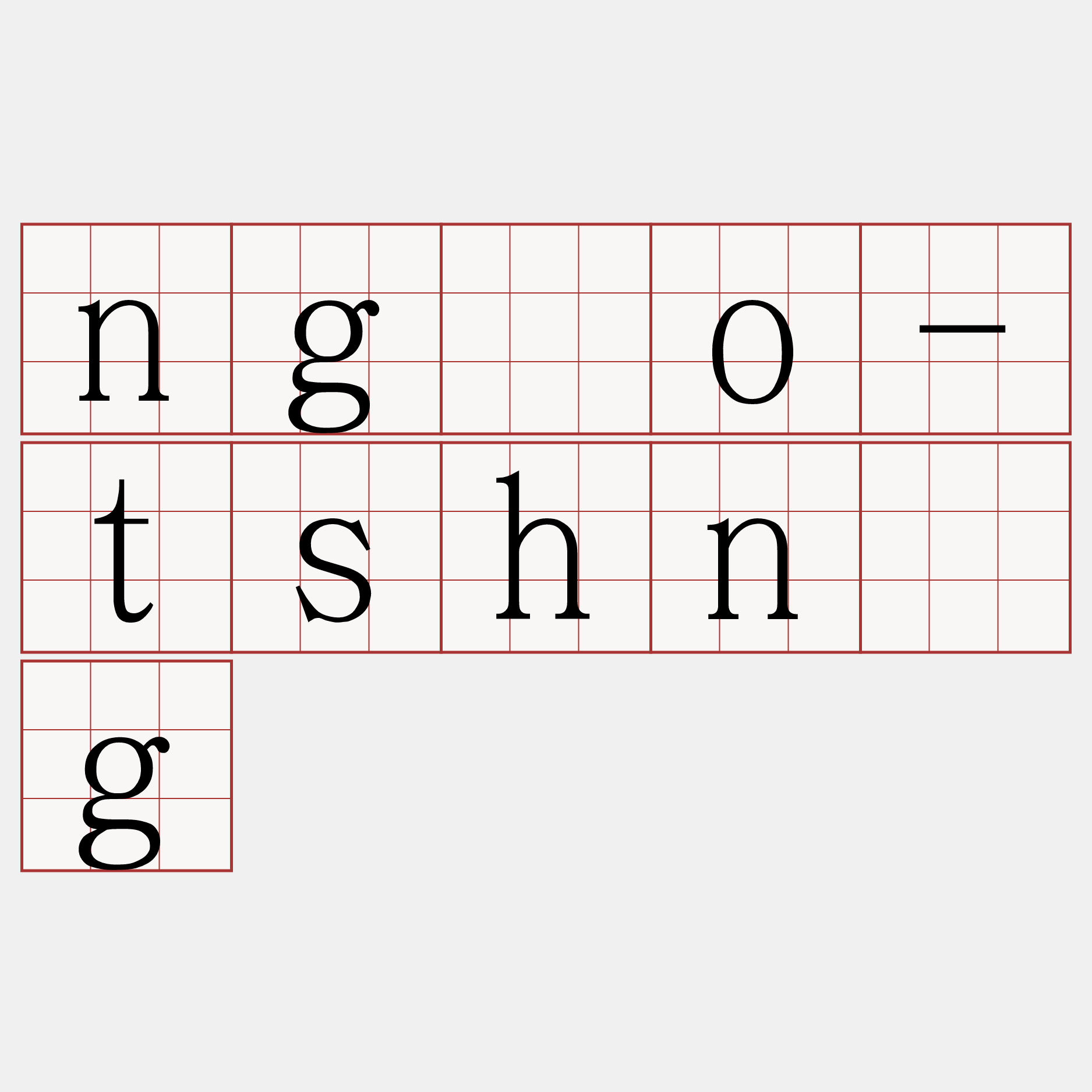 ngōo-tshn̂g