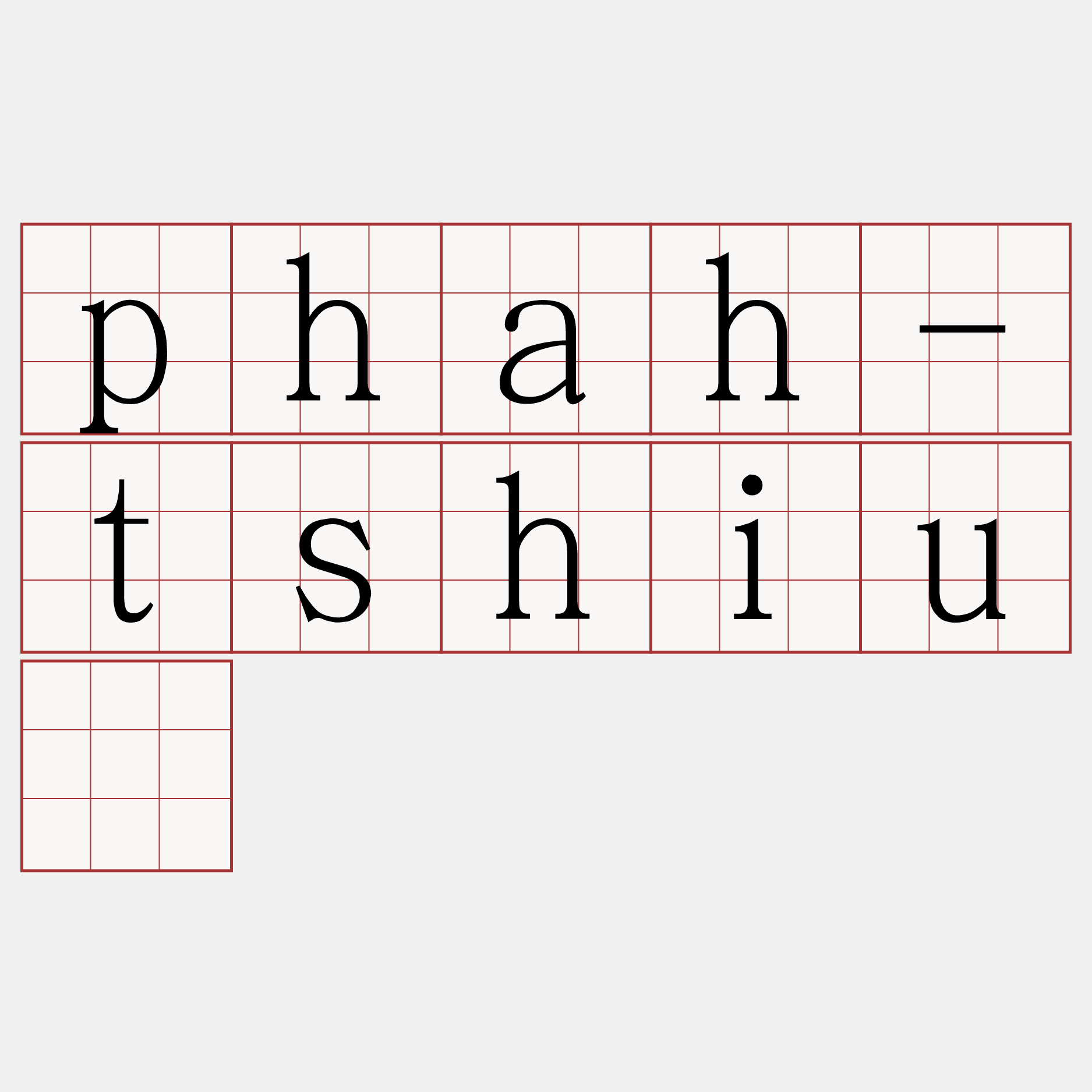 phah-tshiú