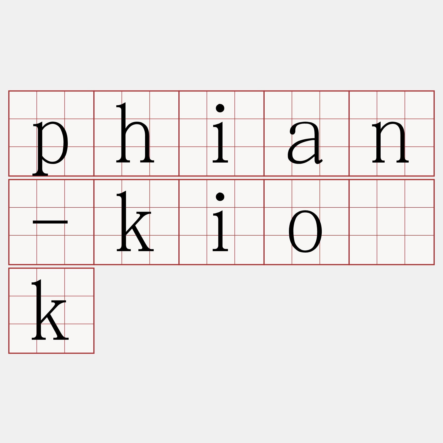 phian-kio̍k