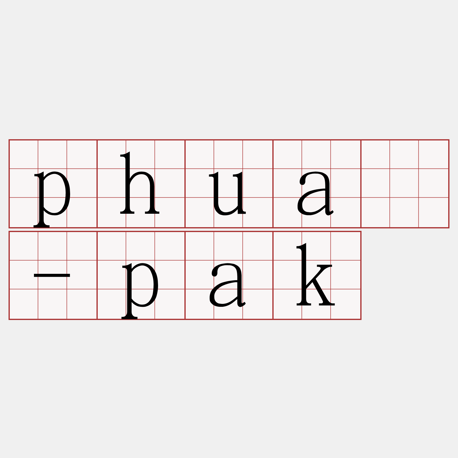 phuà-pak