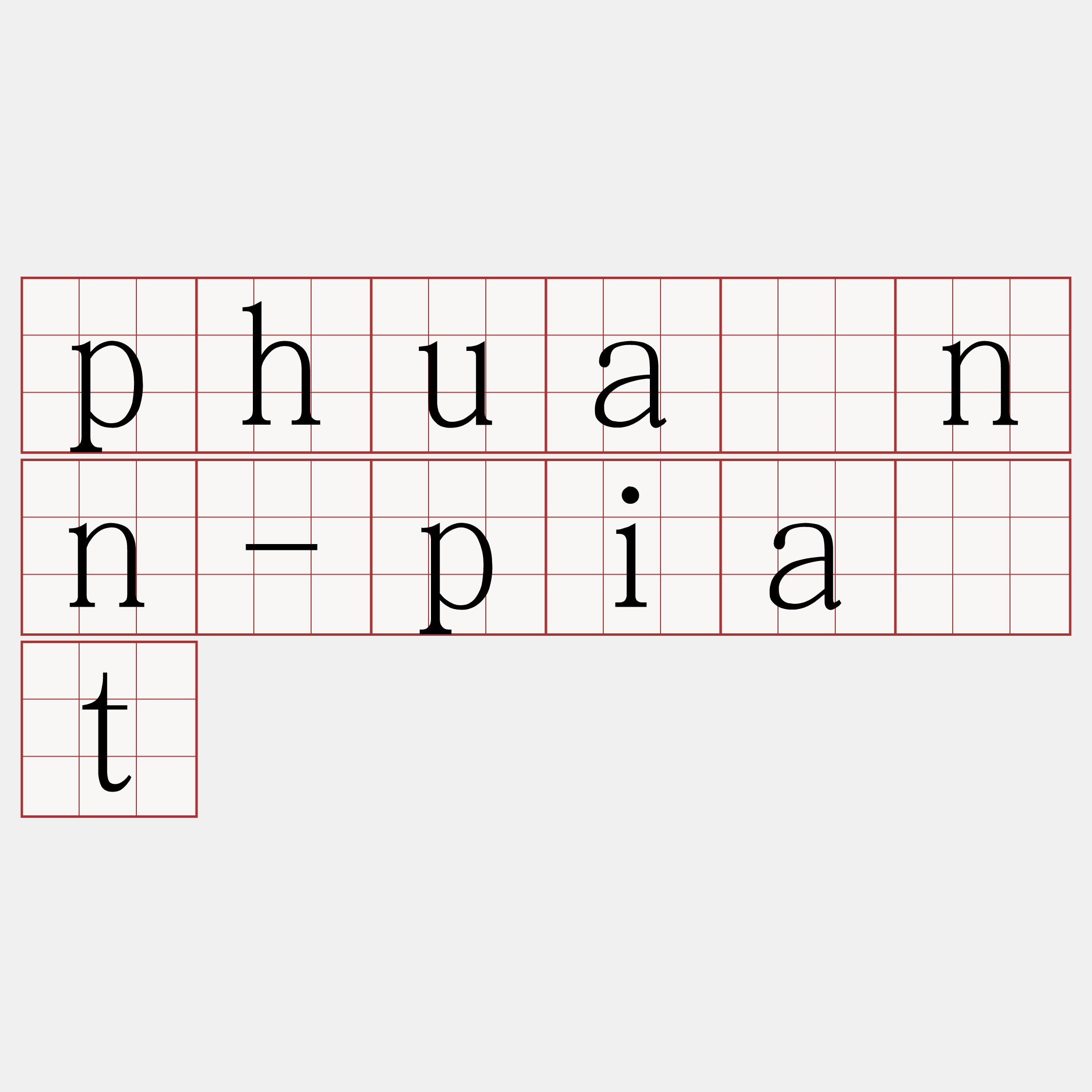 phuànn-pia̍t